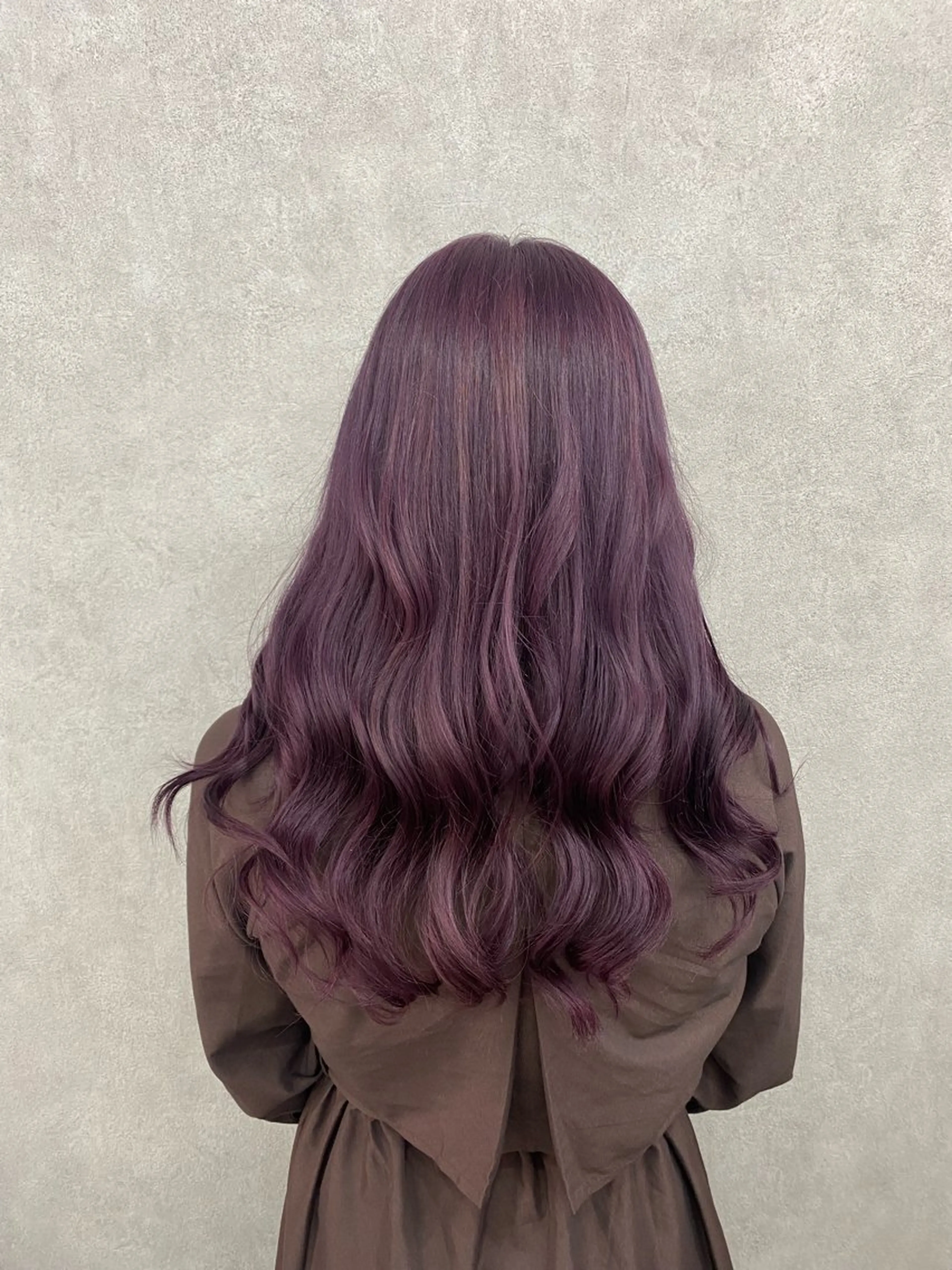 ロング カット ヘアカラー トリートメント ヘッドスパ 🩶西 雪乃/透明感 🫧/赤み消し✨🩶のヘアスタイル