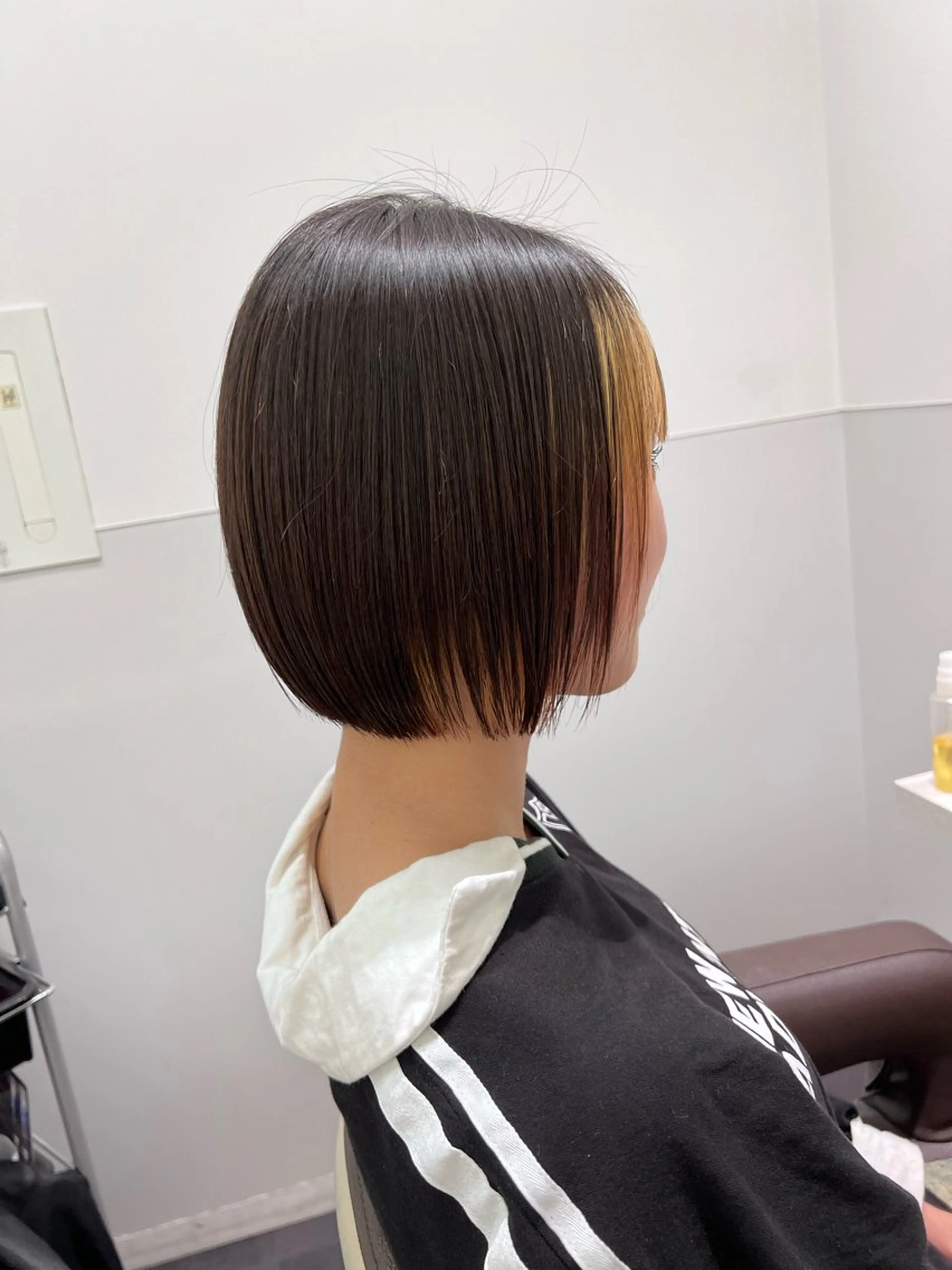 ケアカラー+髪質改善ダイアモンドトリートメントの写真
