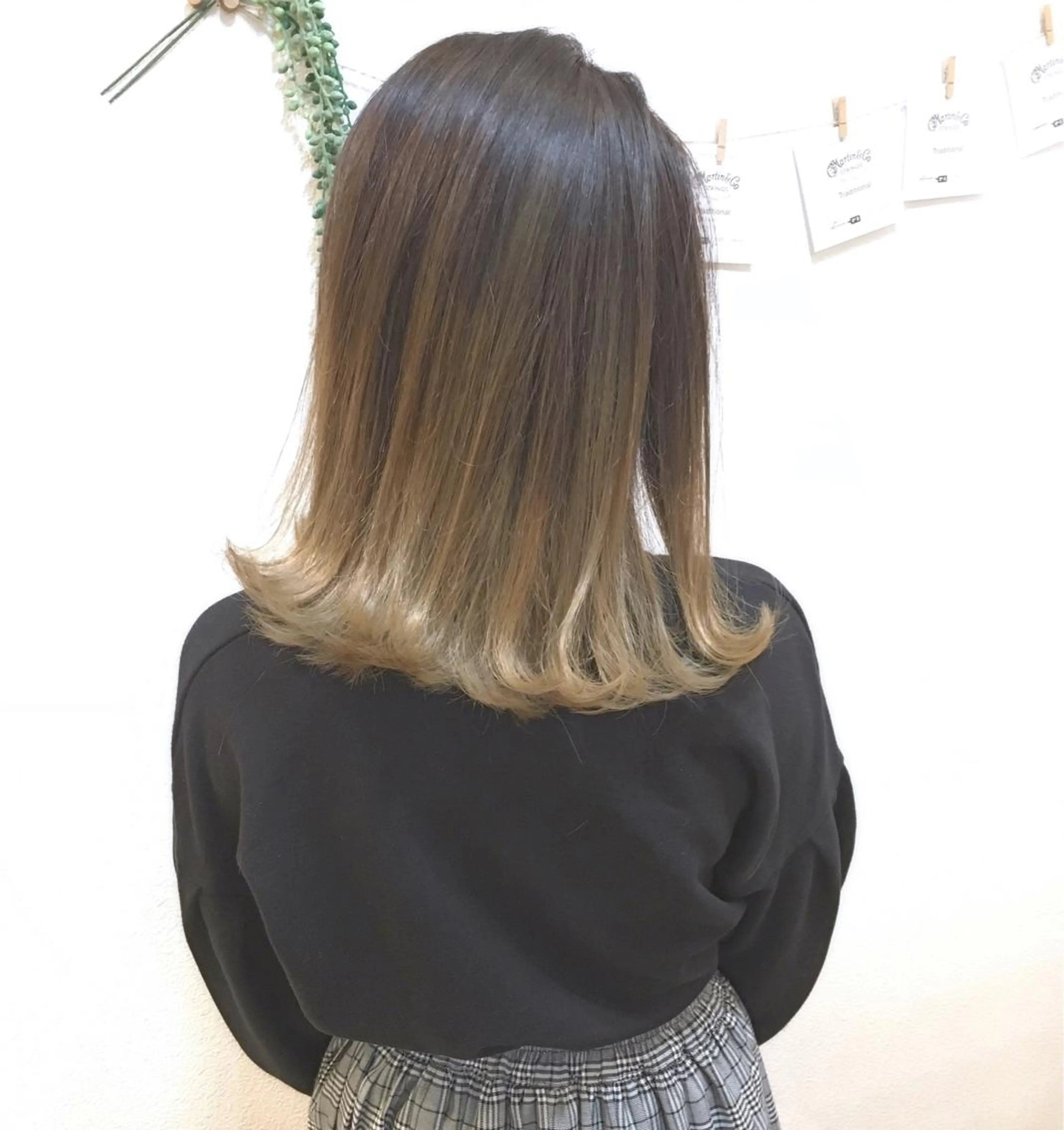 ミディアム カラー ショート、ボブ シマダマサトのヘアスタイル