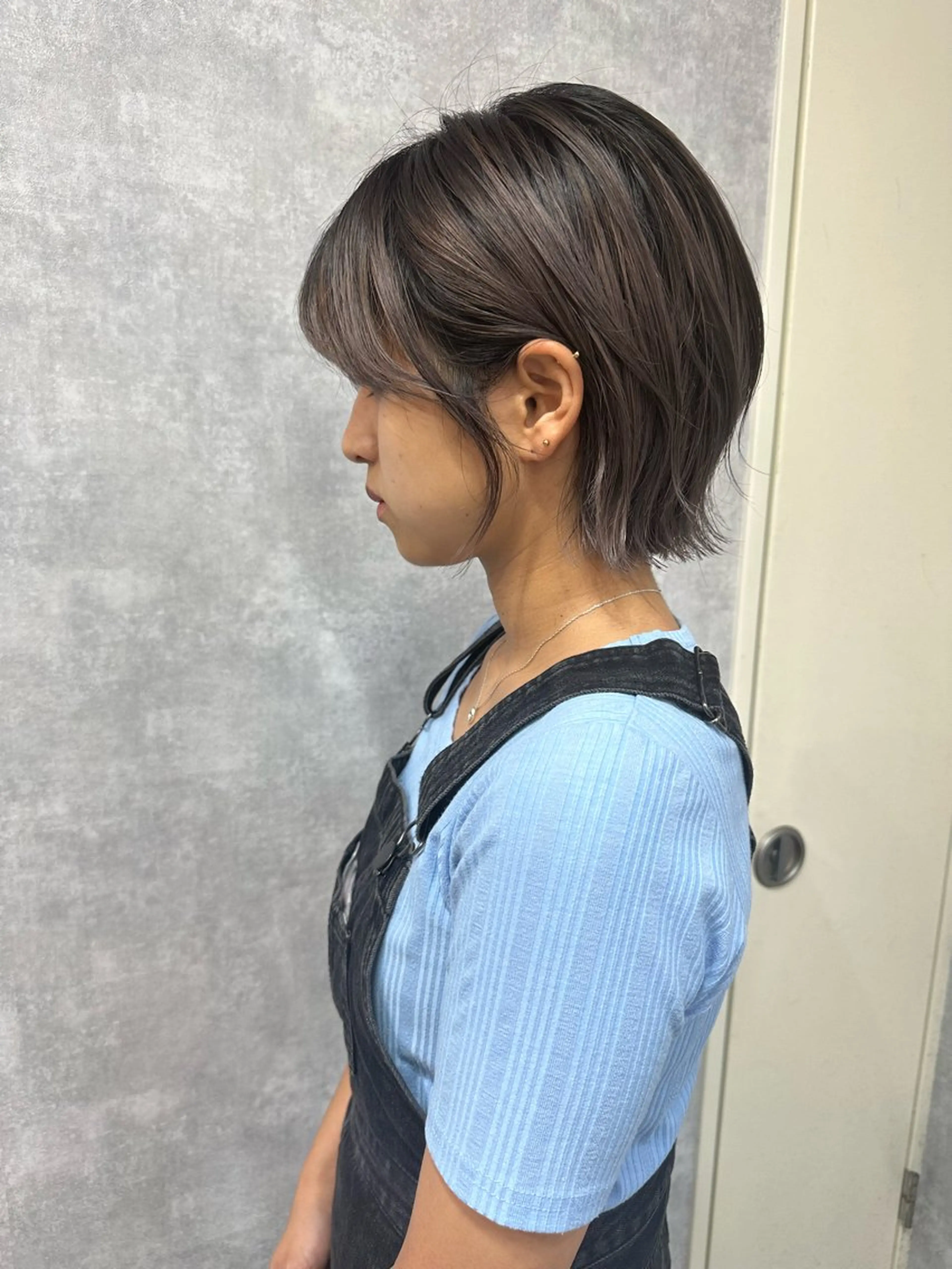 ショート 切りっぱなしボブ ショートボブ ハンサムショート 丸みショート ボブ カット ヘアカラー トリートメント C’LD hair  produce /シールドヘア所属・モテ髪/ボブ/ショー ト/アダチフウトのヘアスタイル
