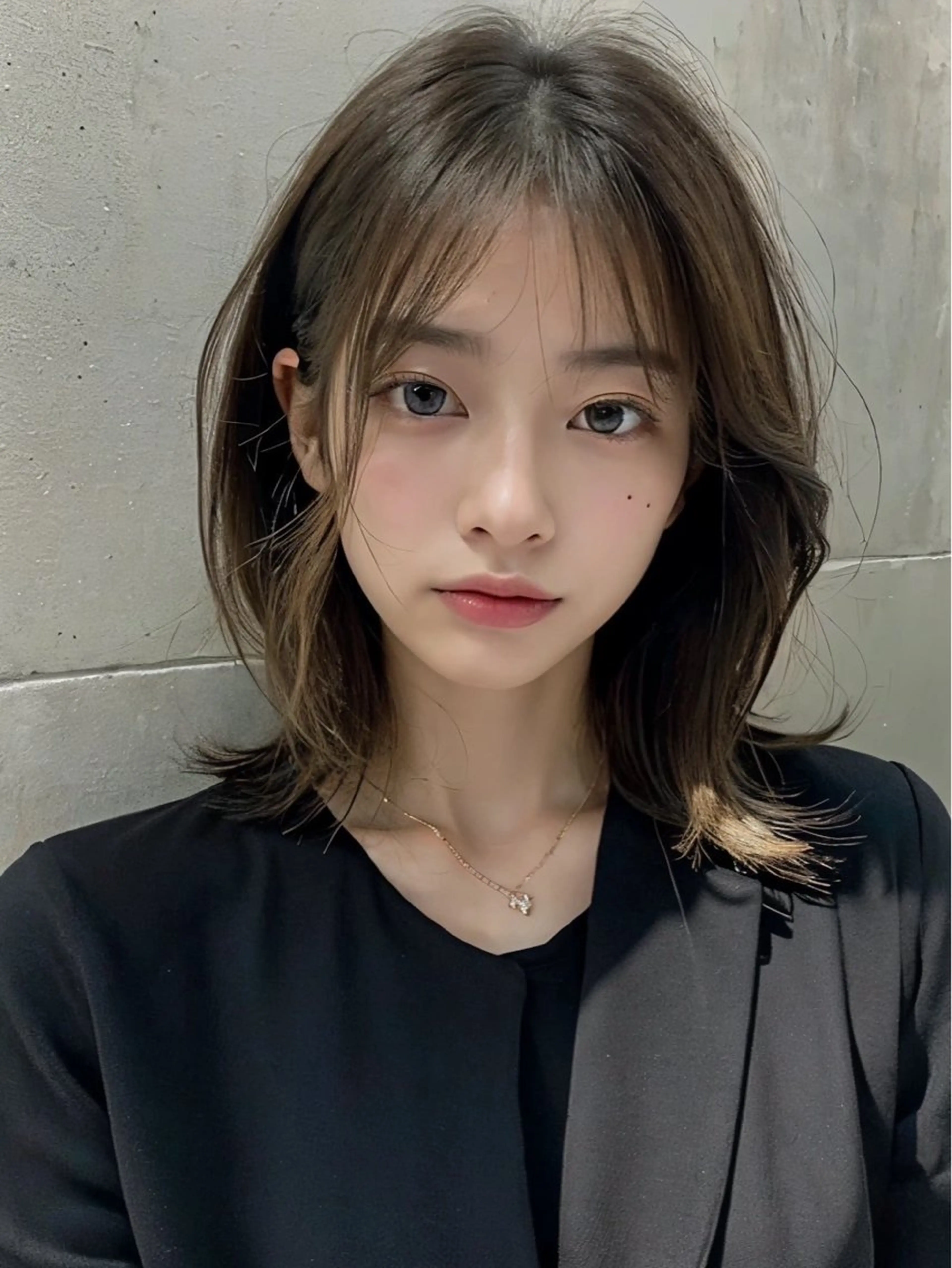 カラー カット ヘアカラー トリートメント 艶髪/ダブル カラー/リョウのヘアスタイル