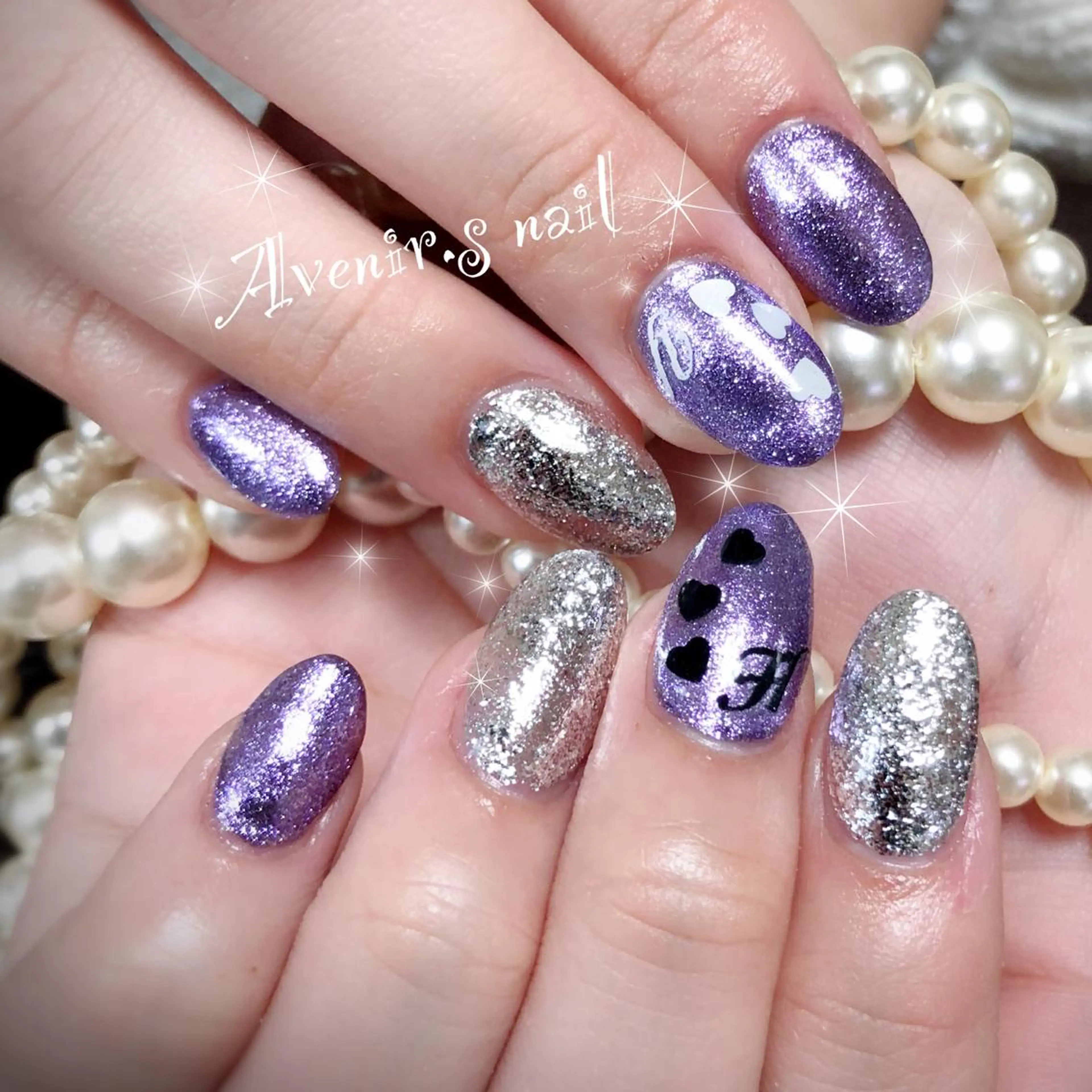 ネイル ハート Home Salon Avenir.のネイルデザイン