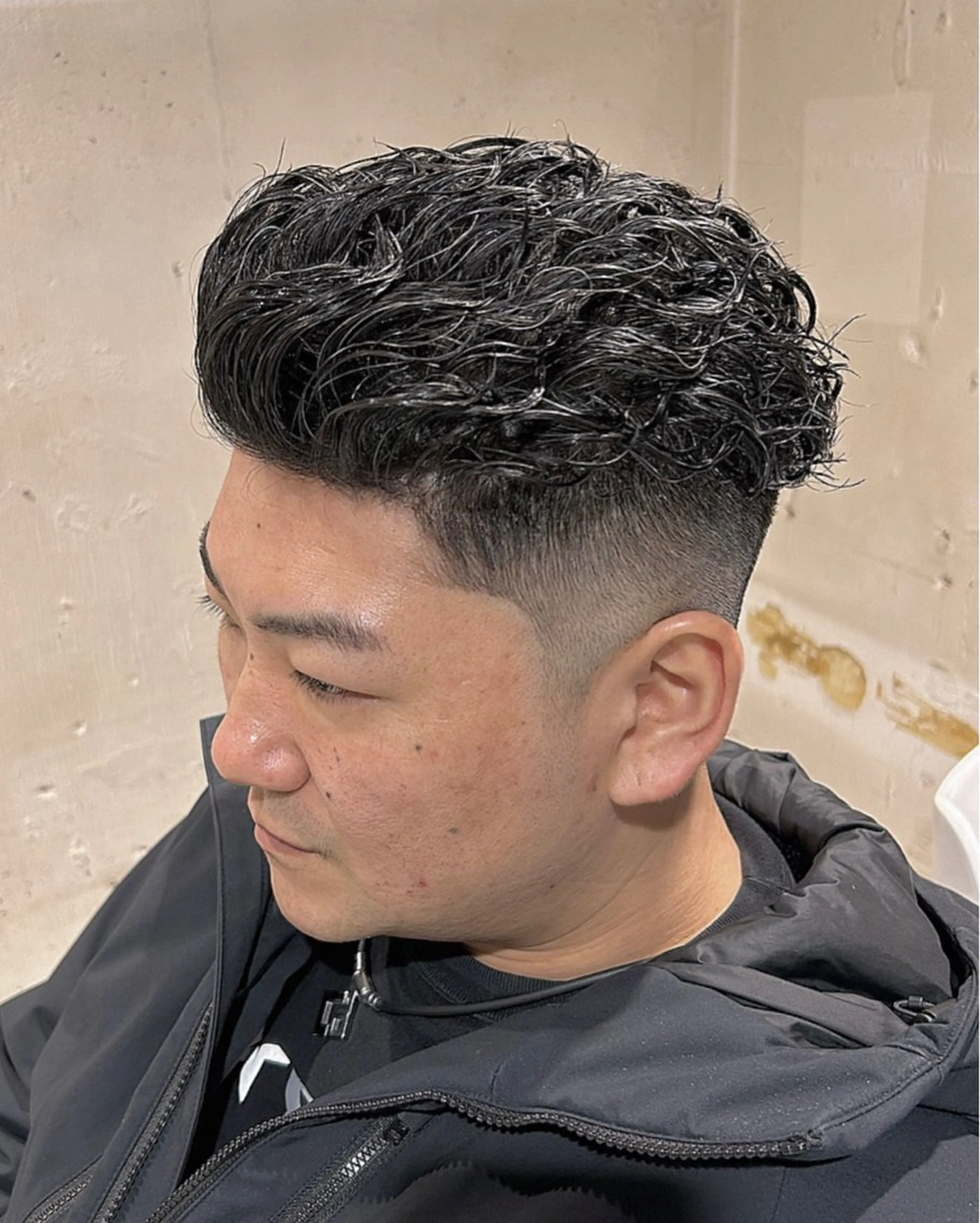 ショート メンズ フェードカット メンズパーマ 吉祥寺駅 takumiのヘアスタイル