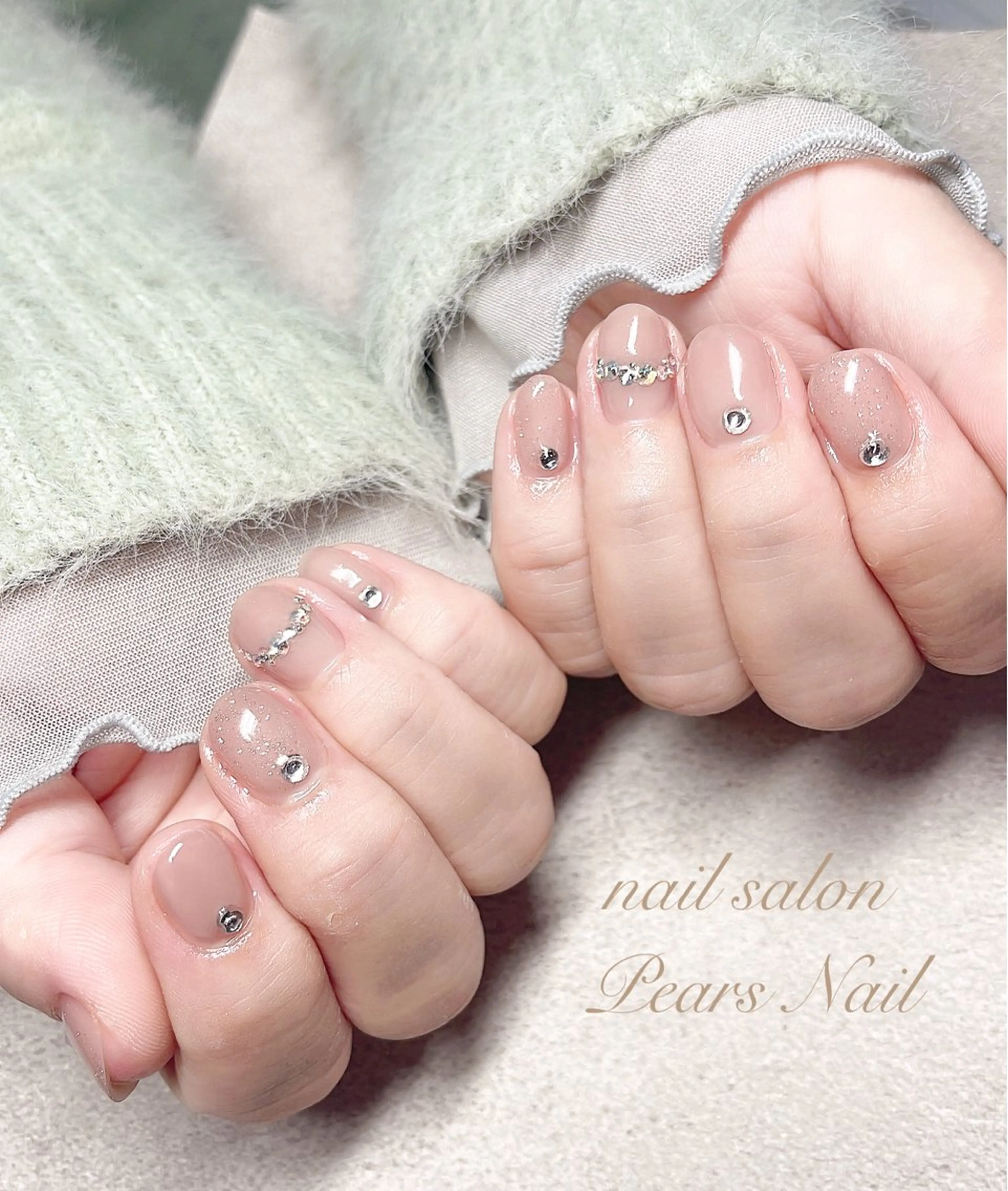 ミディアム Pears Nail MARIのネイルデザイン