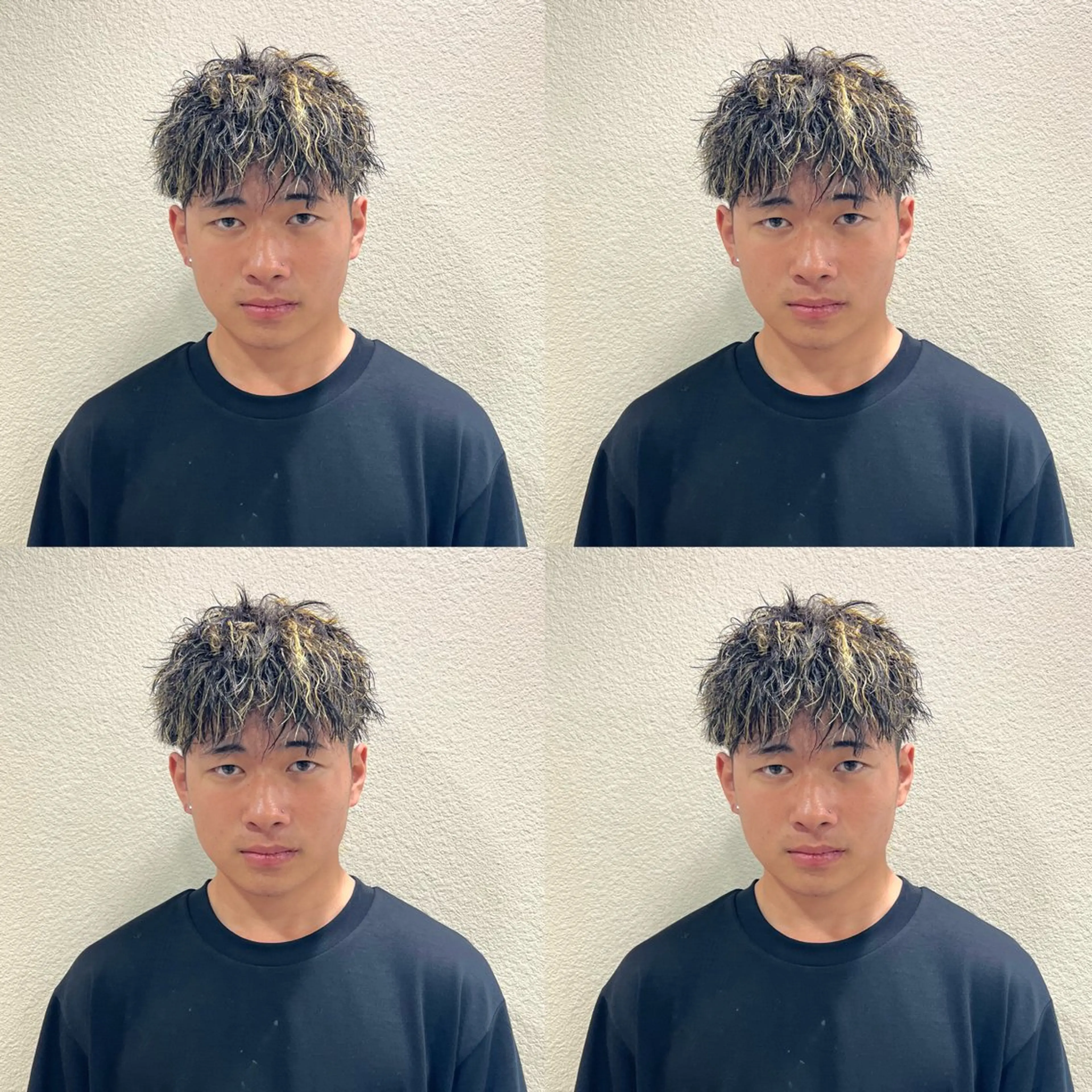 カラー パーマ メンズ マッシュ メンズパーマ メンズツイストパーマ ツイストスパイラルパーマ 波巻きパーマ ツイストスパイラル/ メンズパーマ/ハルキのヘアスタイル