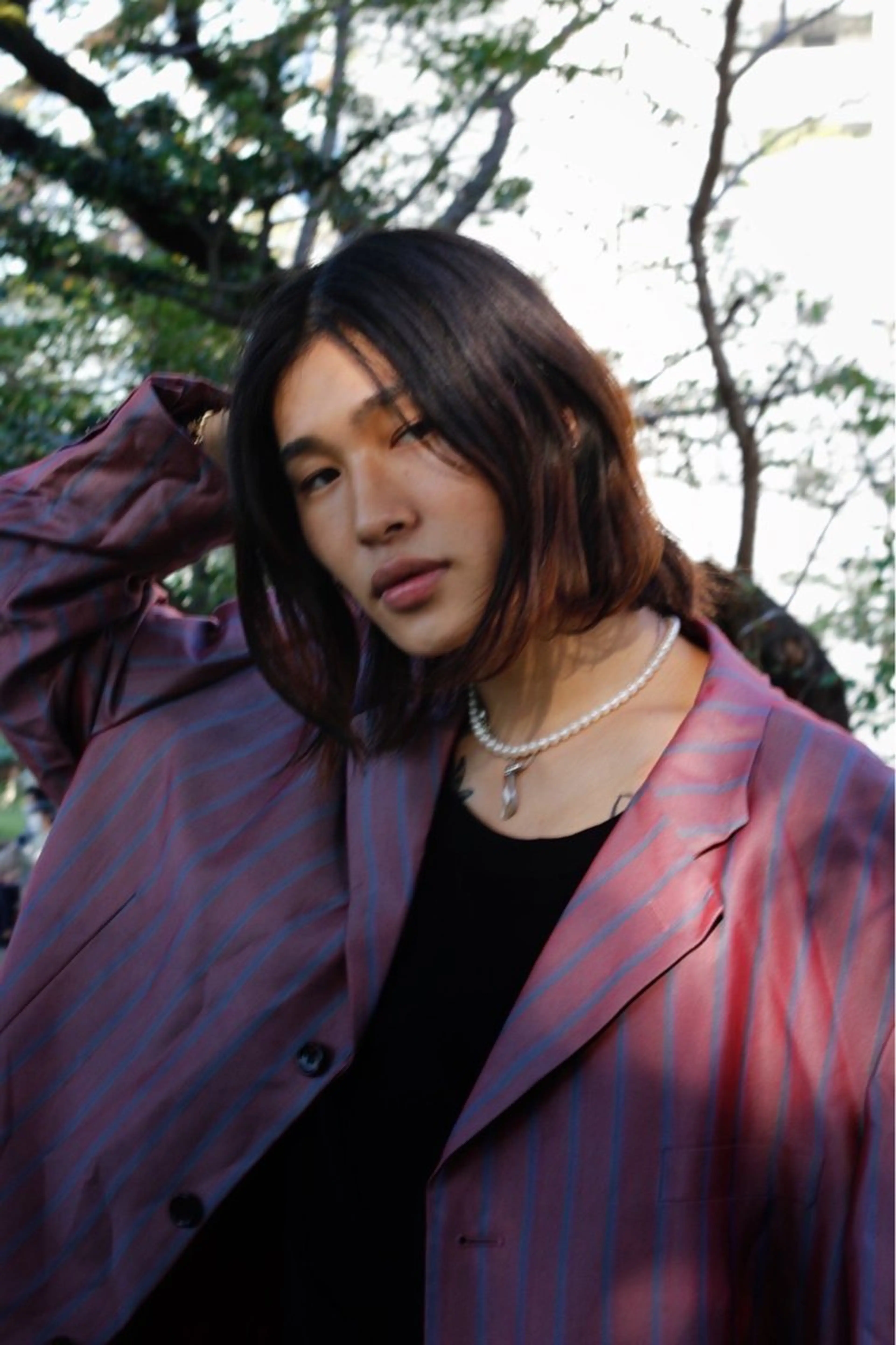 ミディアム 加藤 祐斗のヘアスタイル