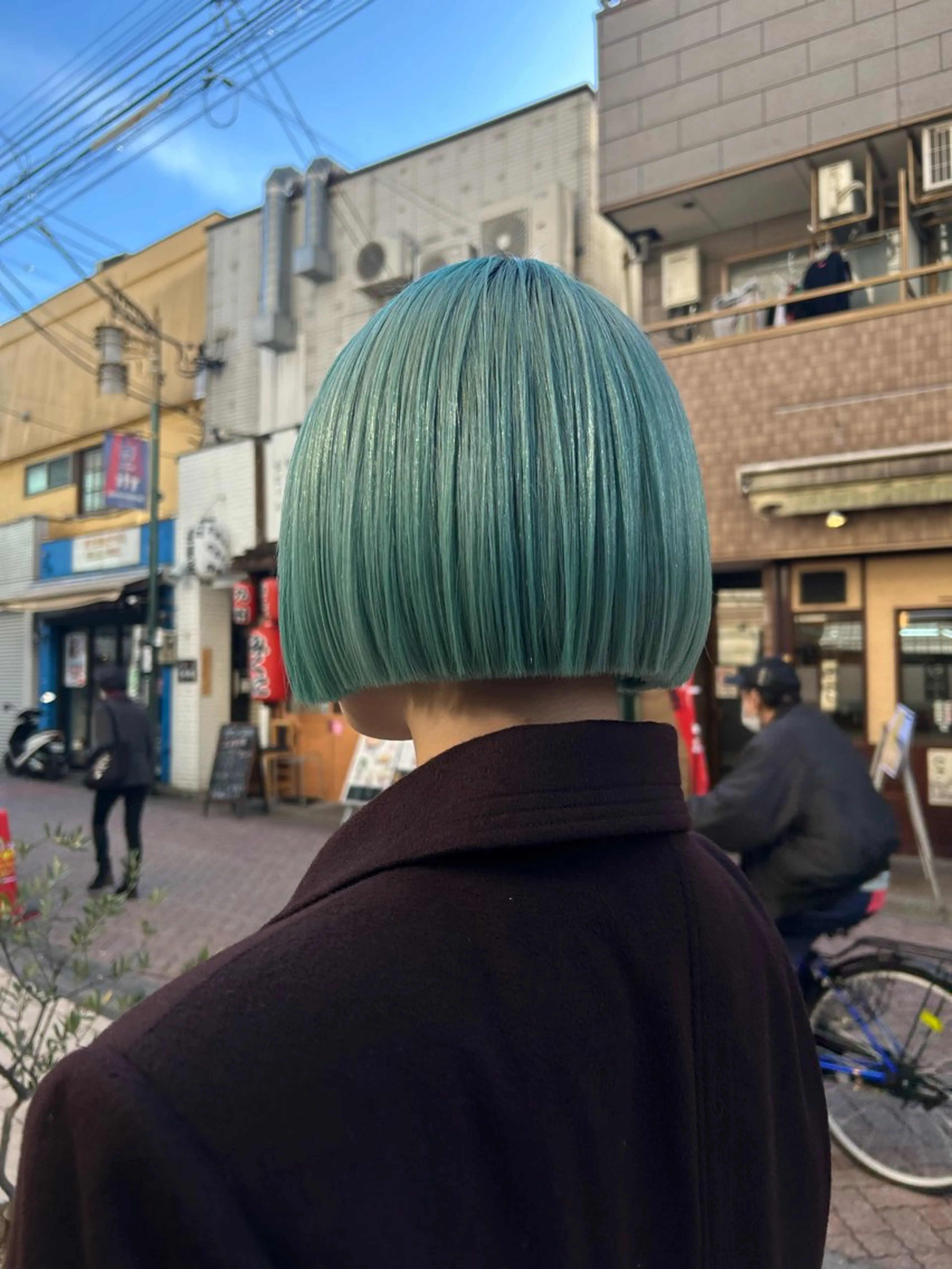 ショート カラー カット ヘアカラー トリートメント 🦖ハイトーン/ボブ /MOEKA🦕のヘアスタイル