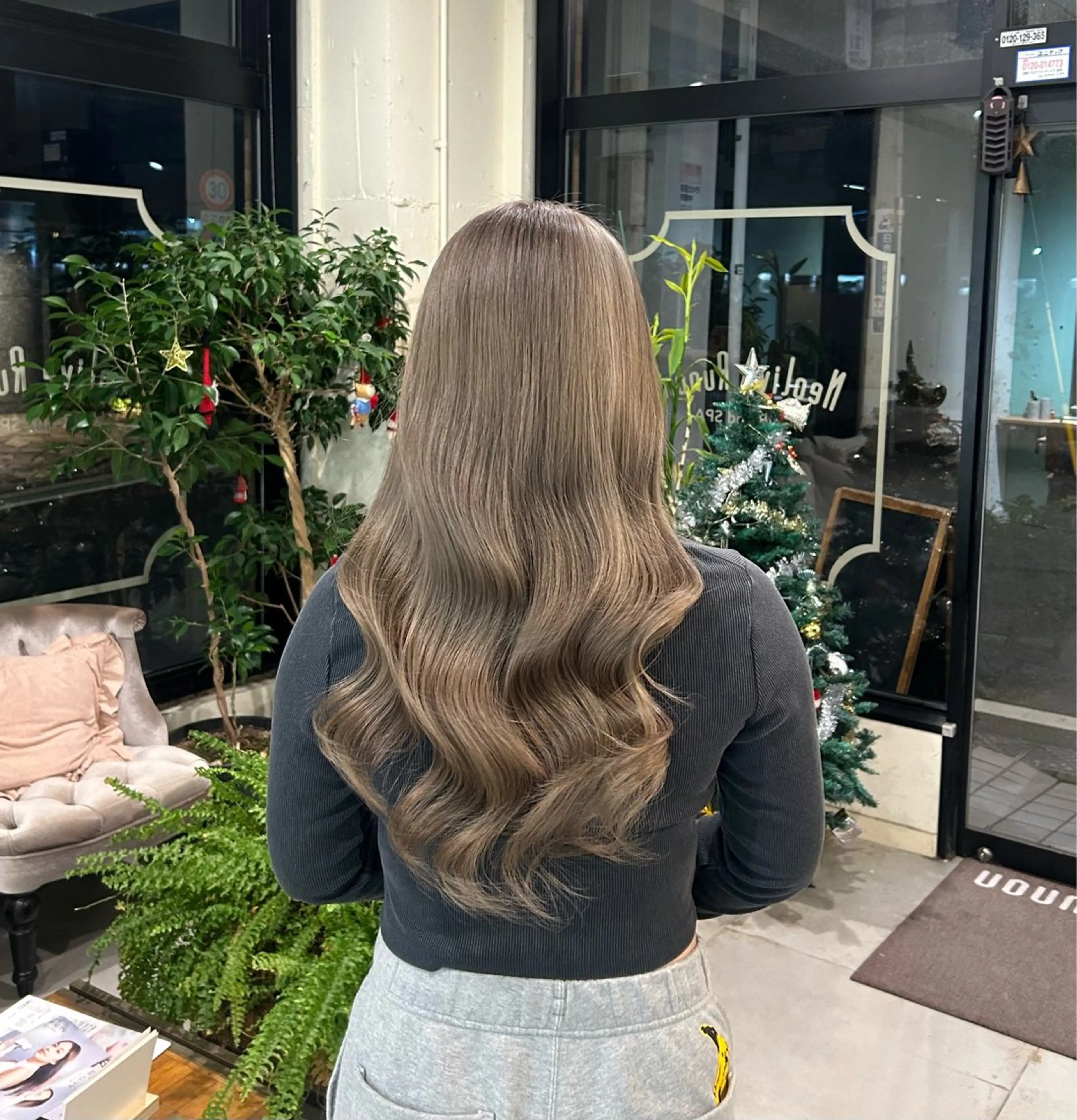 ロング カラー 🫐 キナリ🫐のヘアスタイル