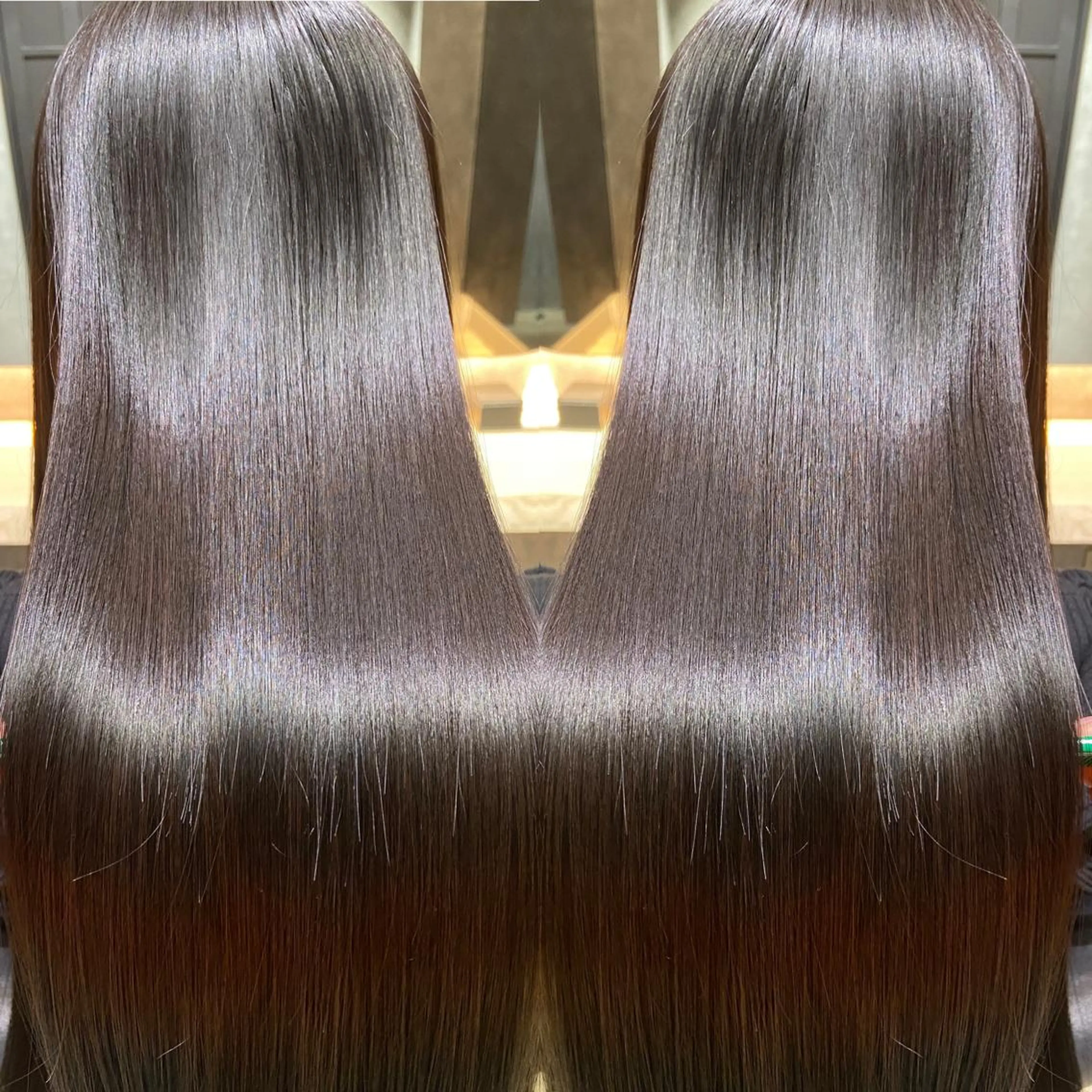 ロング カラー ツバサ 髪質改善のヘアスタイル