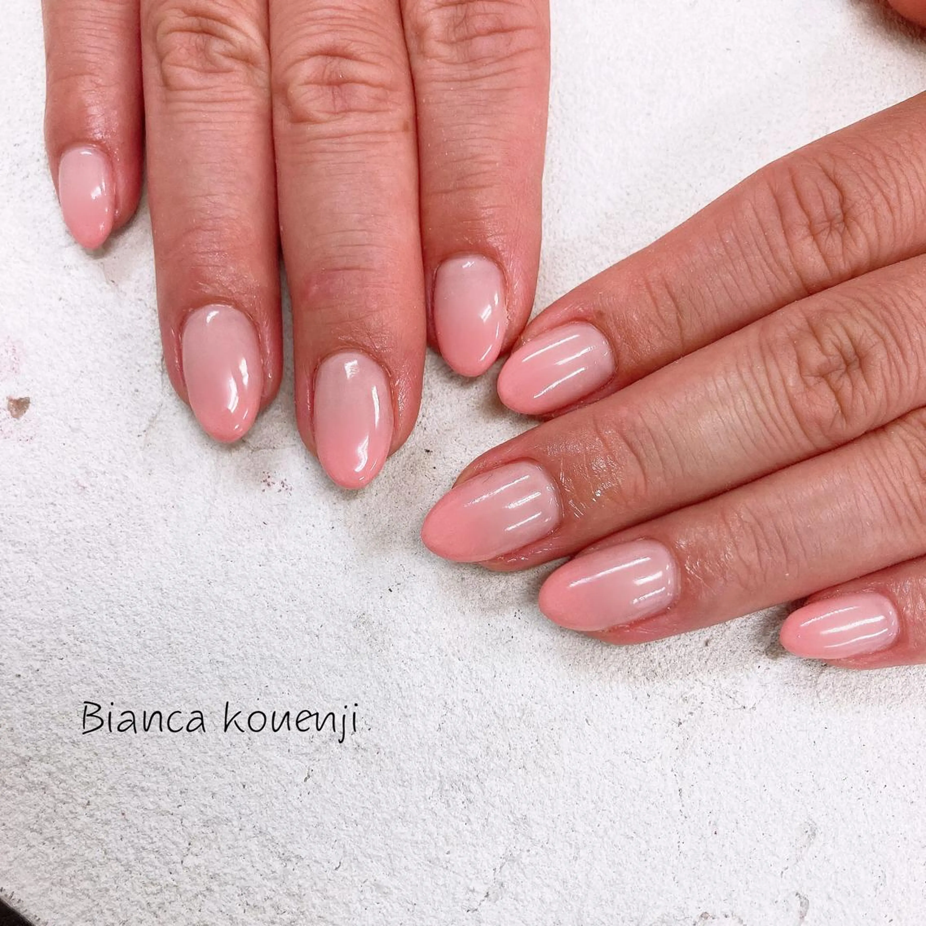 ネイル グラデーション ピンク Bianca高円寺店 💅宮林のネイルデザイン