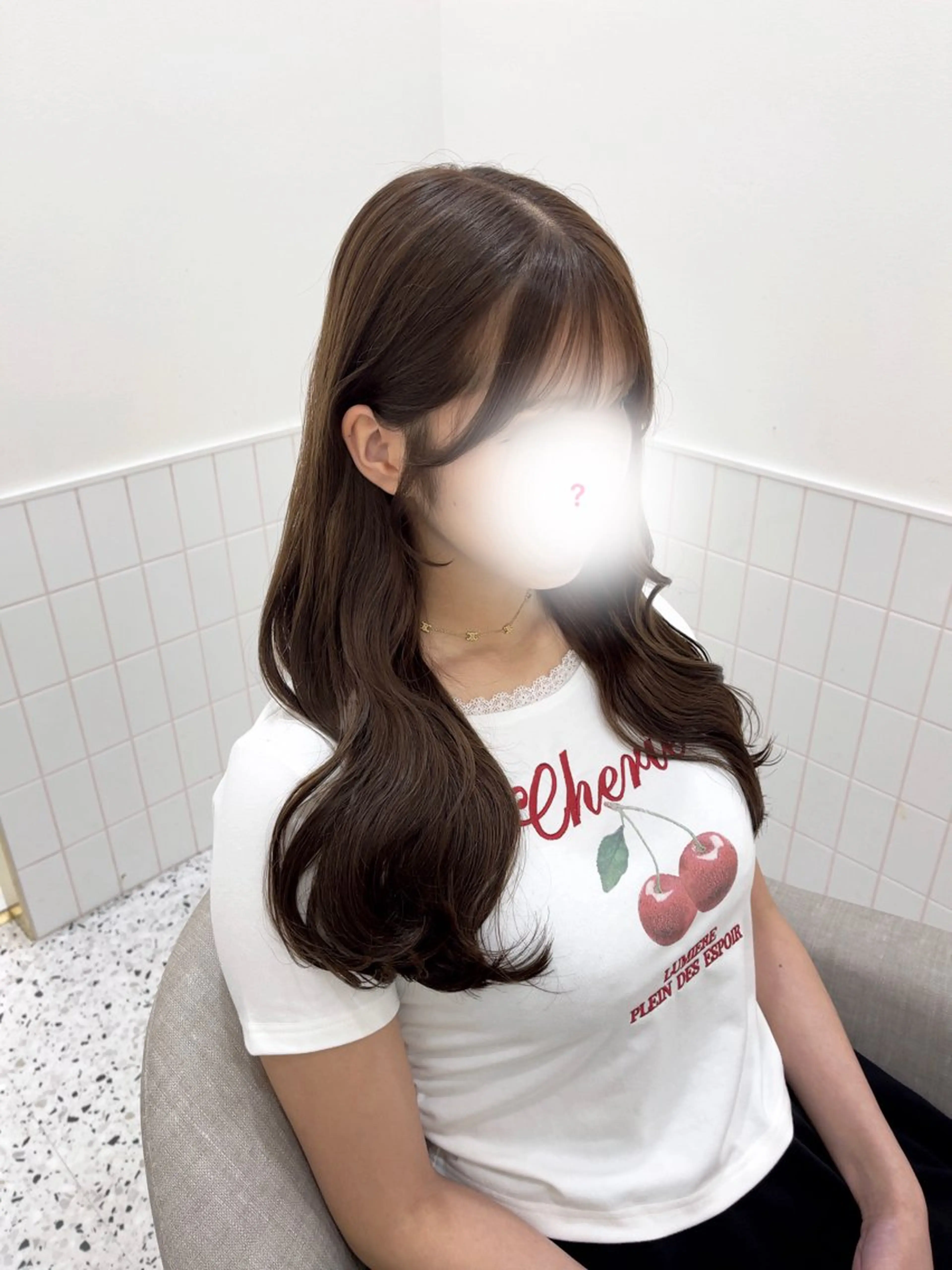 ロング カラー 新井 凪のヘアスタイル