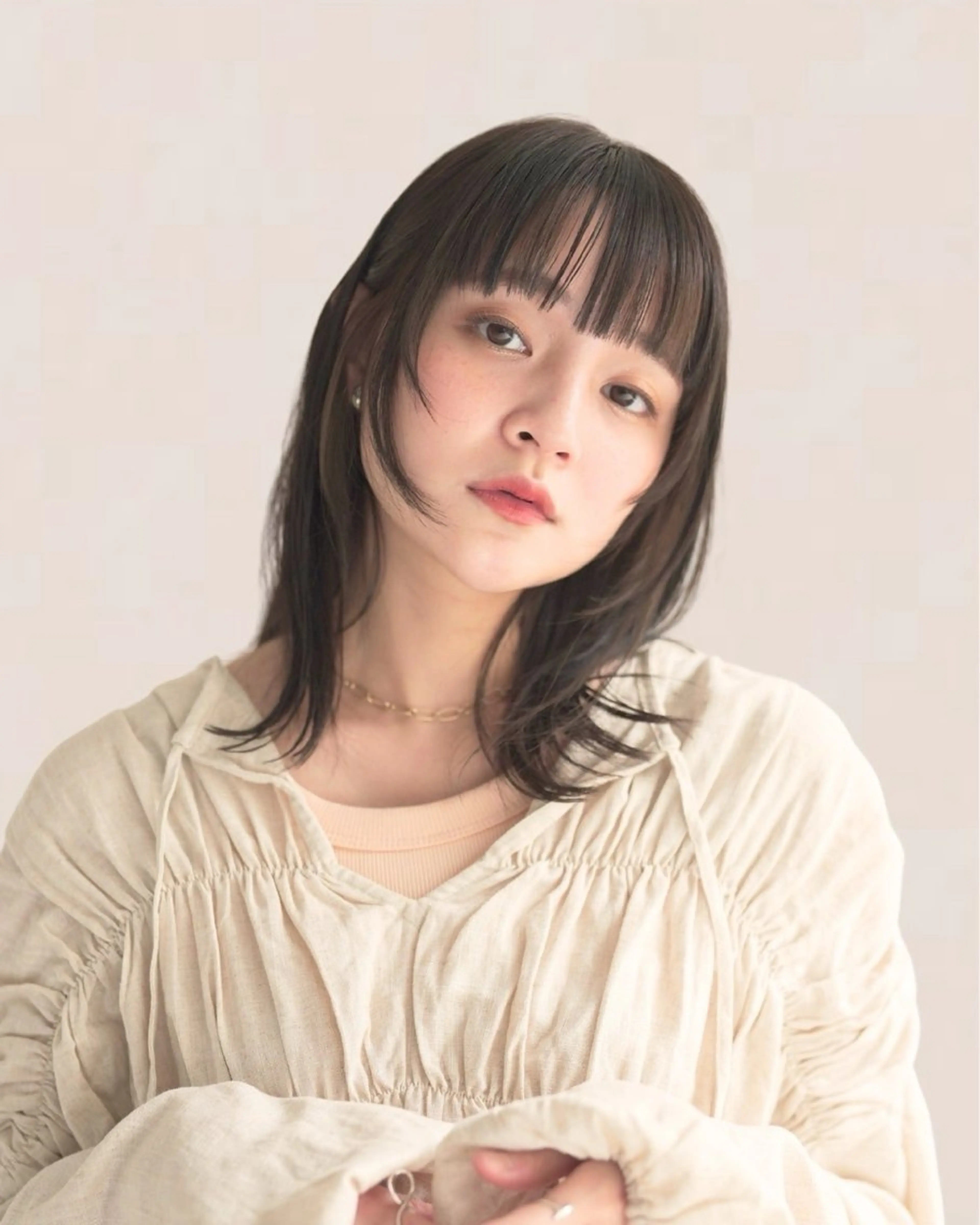 セミロング Joule 建山美友のヘアスタイル