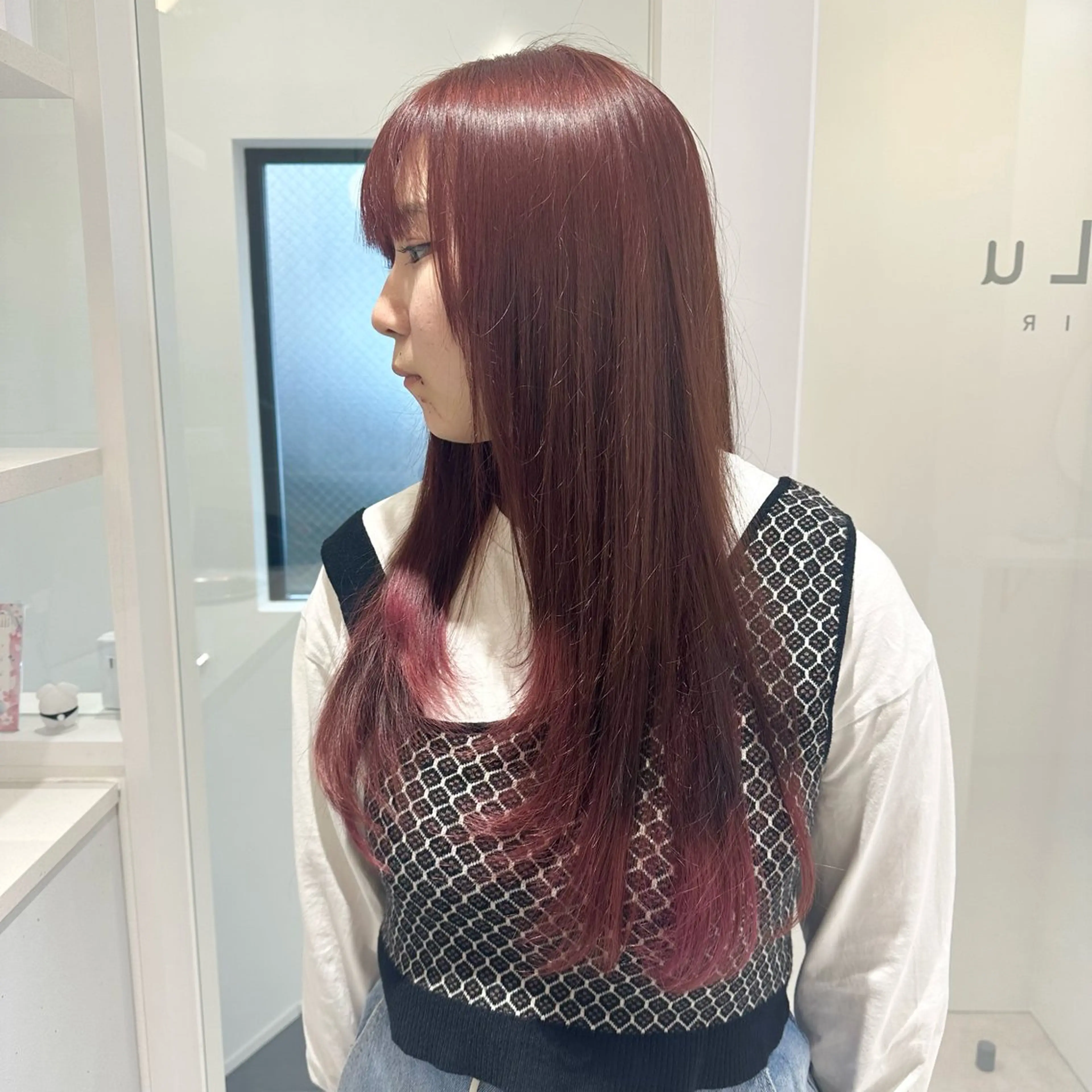 ロング カラー お洒落パーマ/ 艶カラー/michiのヘアスタイル