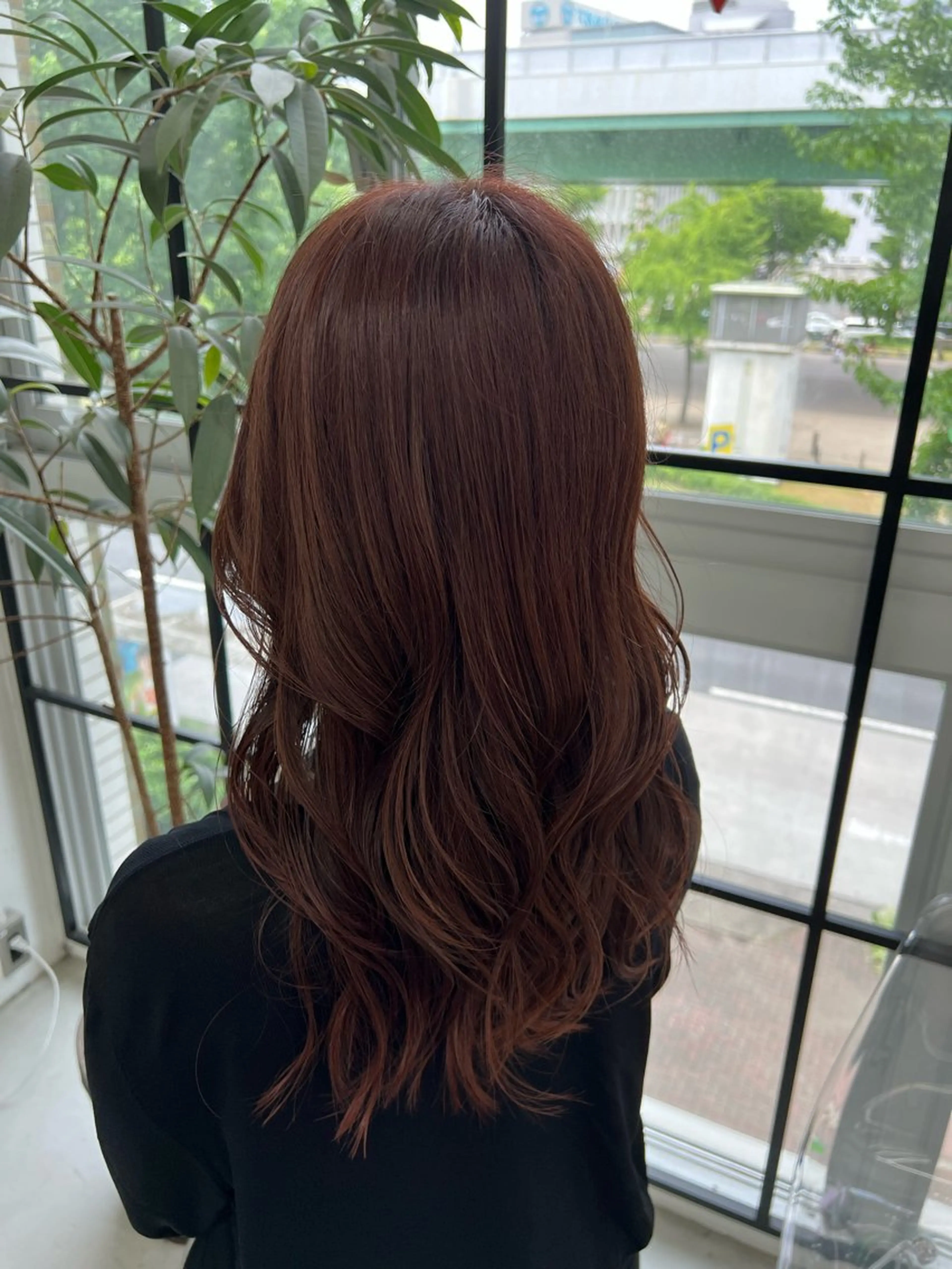 セミロング カラー ブリーチ ブラウンカラー ブリーチなしカラー ヘアカラー あすか JILLSTUDIOのヘアスタイル