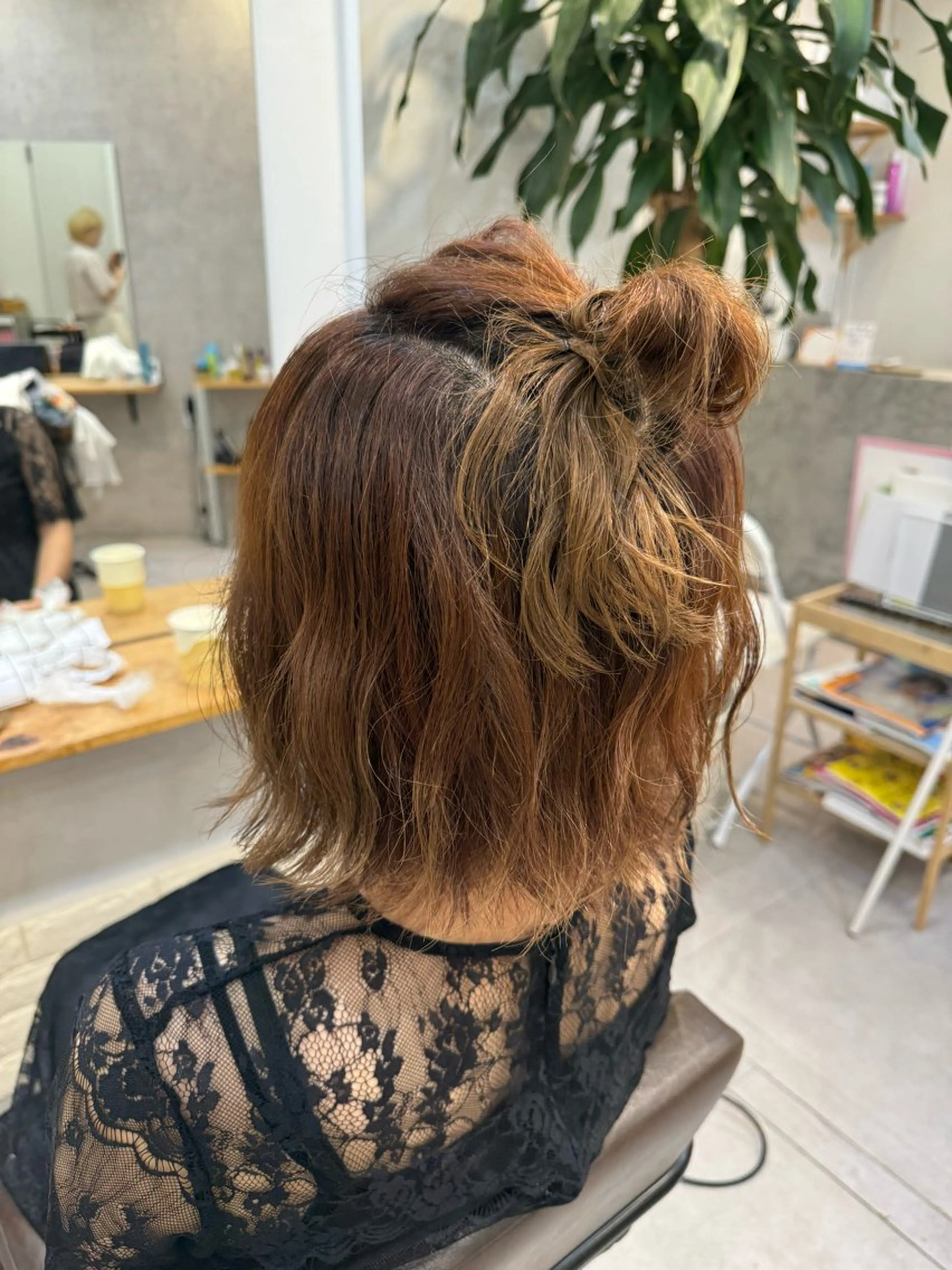 ミディアム ヘアアレンジ ボブ ヘアセット Dxxxx III所属・オシャレ女性目線の 大人メンズ❁⃘*.ﾟのヘアスタイル