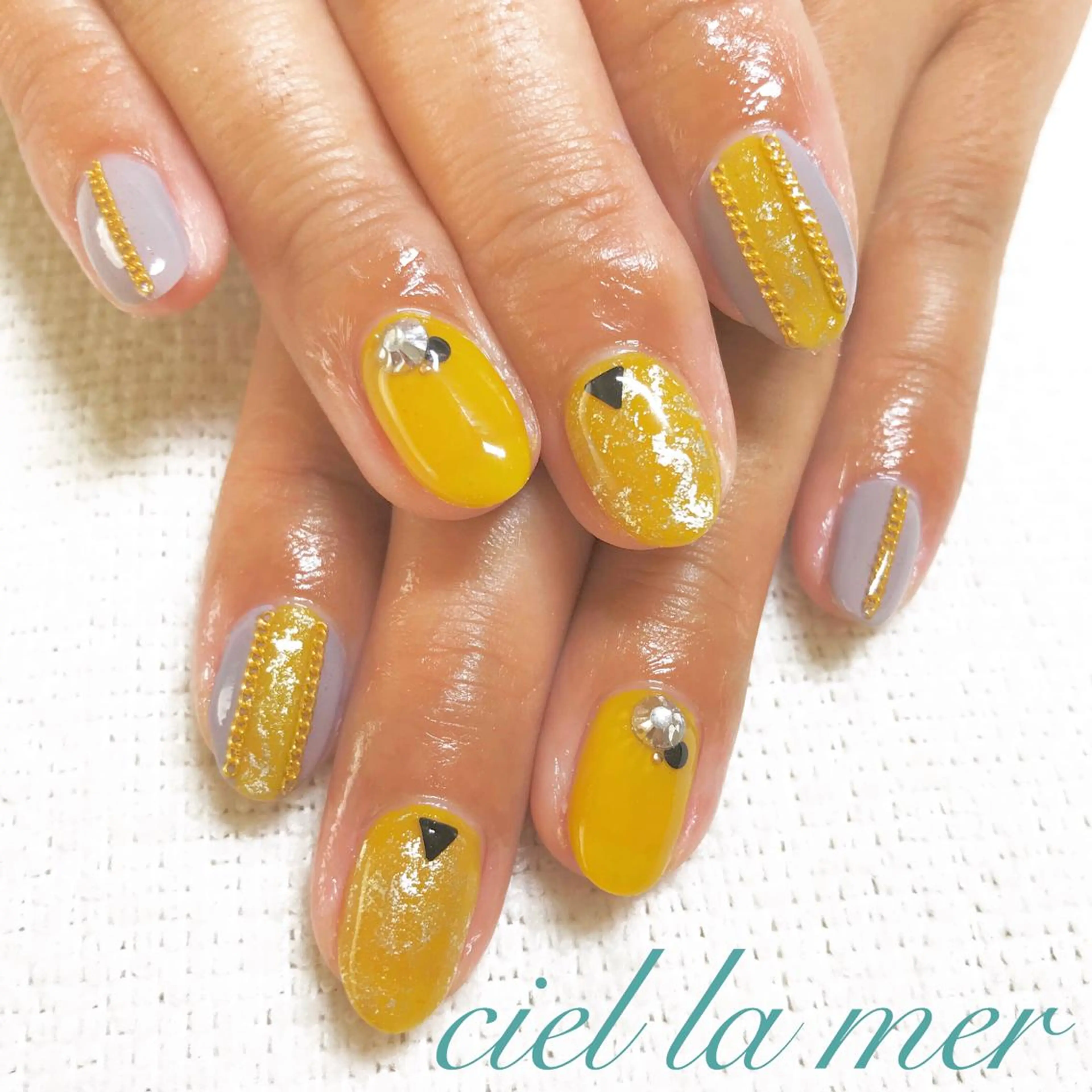 ネイル ハンドネイル フットネイル ciel la merのネイルデザイン