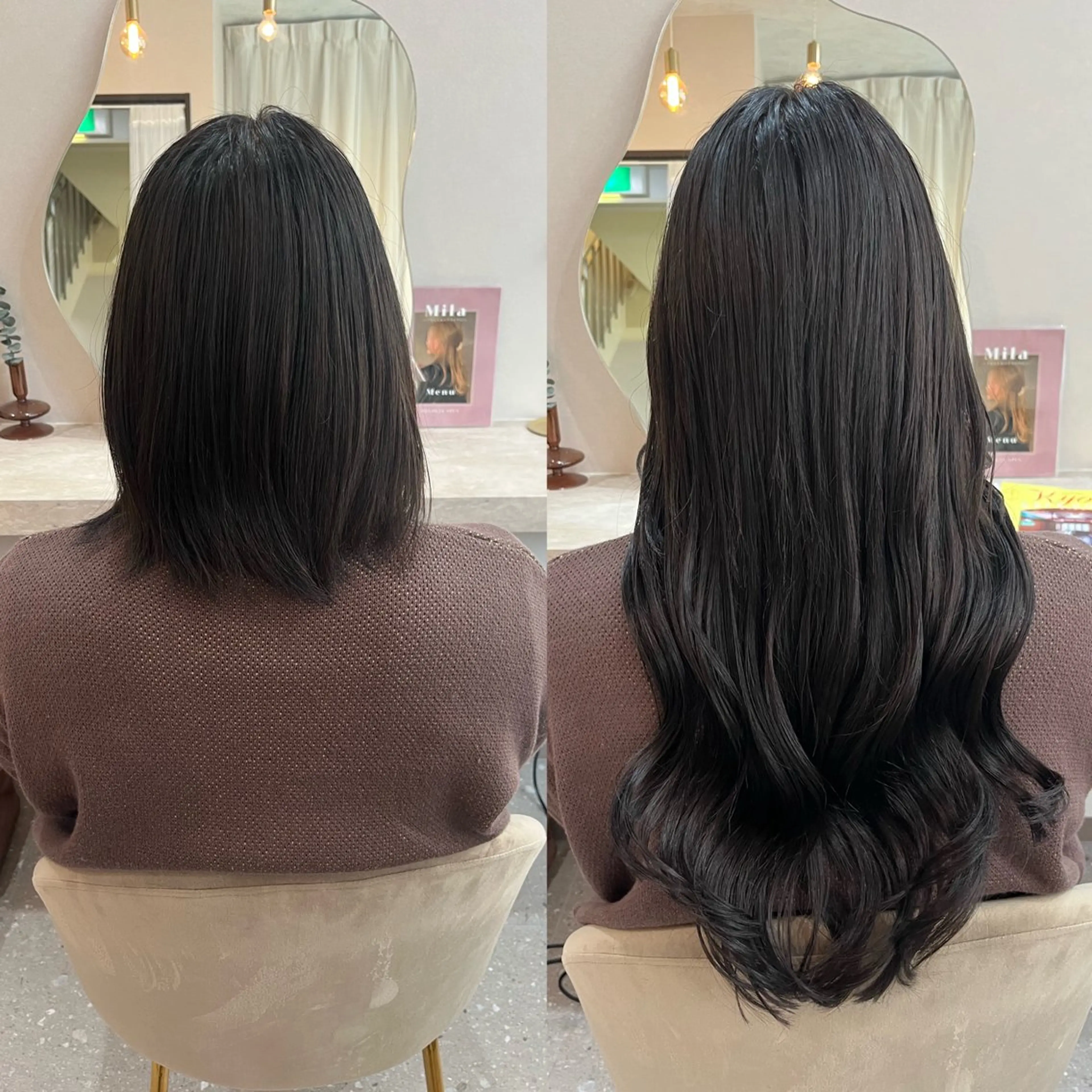 ロング ヘアアレンジ エクステ Mila Akariのヘアスタイル
