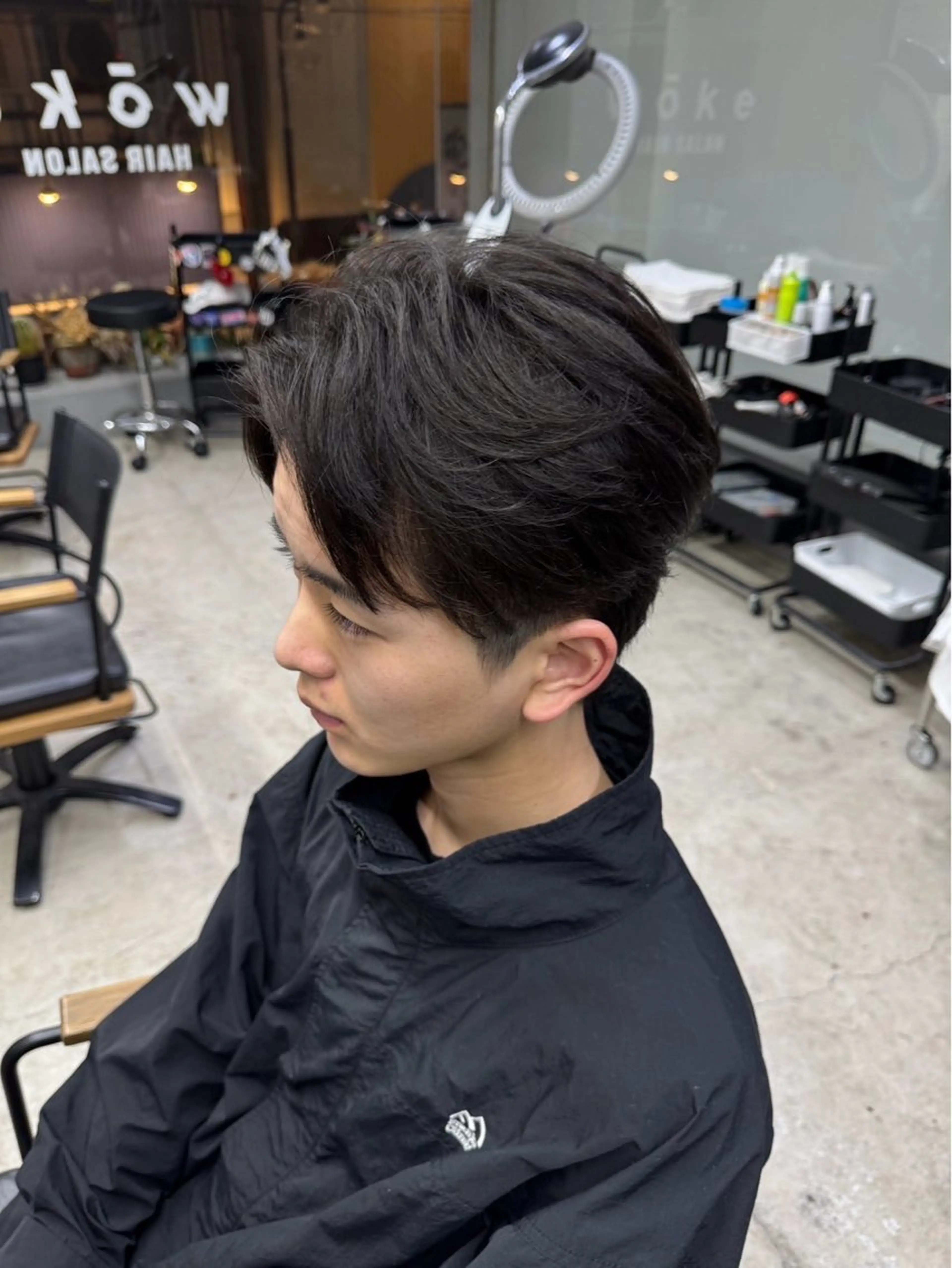 ショート メンズ カット ヘッドスパ メンズ専門サロン wokeのヘアスタイル