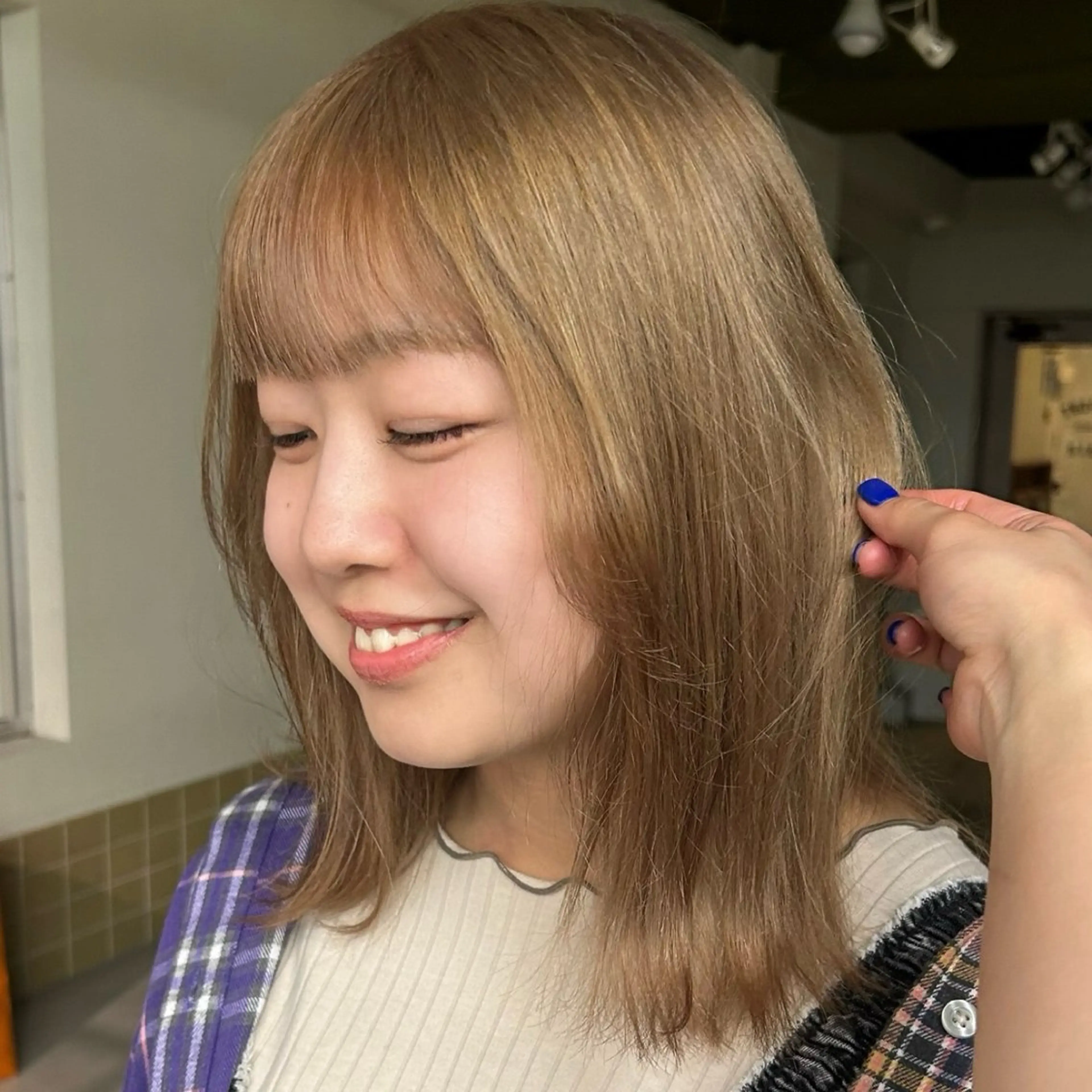 リタッチブリーチ + カラーの写真