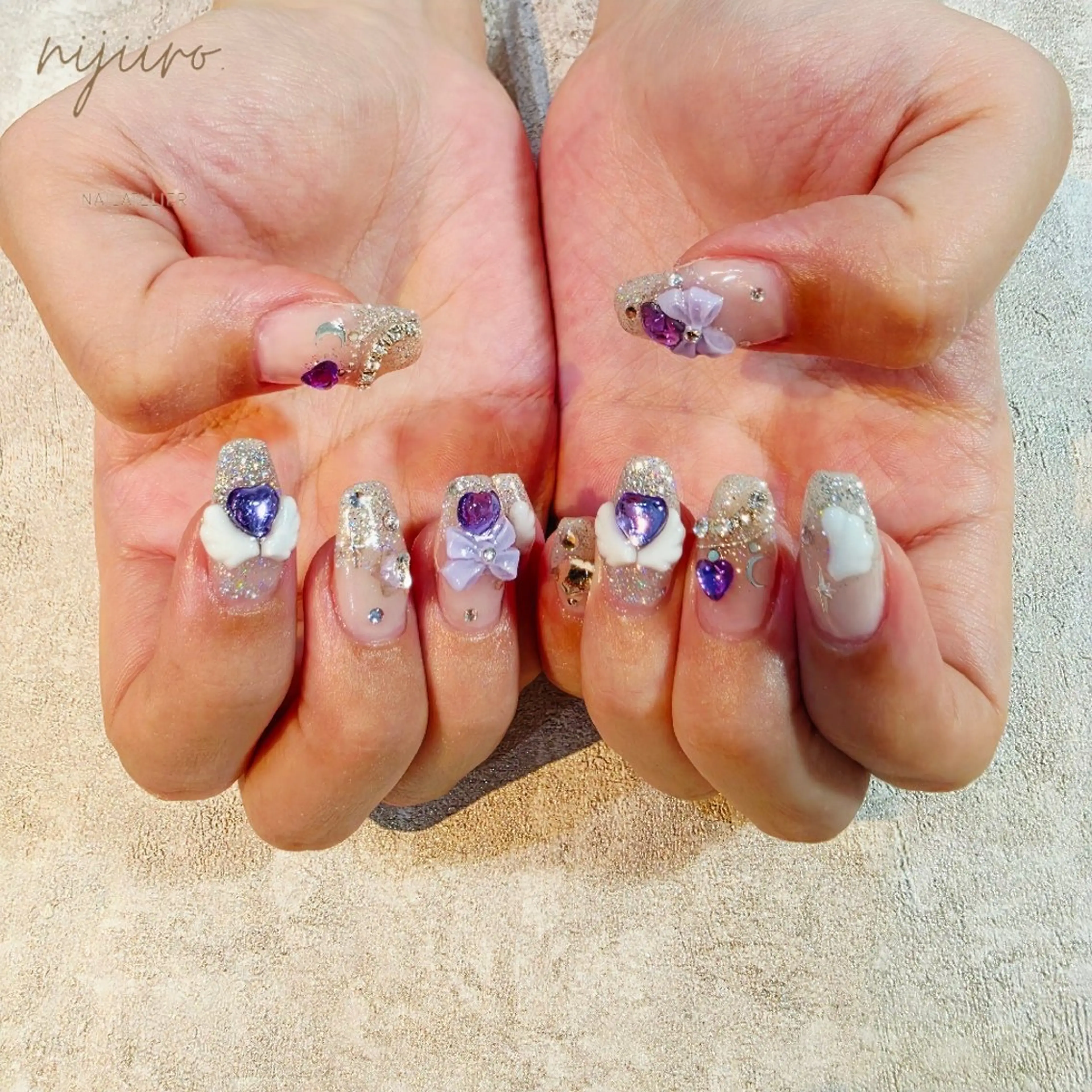 ネイル ハンドネイル nailatelier nijiiro.所属・nijiiro🌈 サトウのネイルデザイン