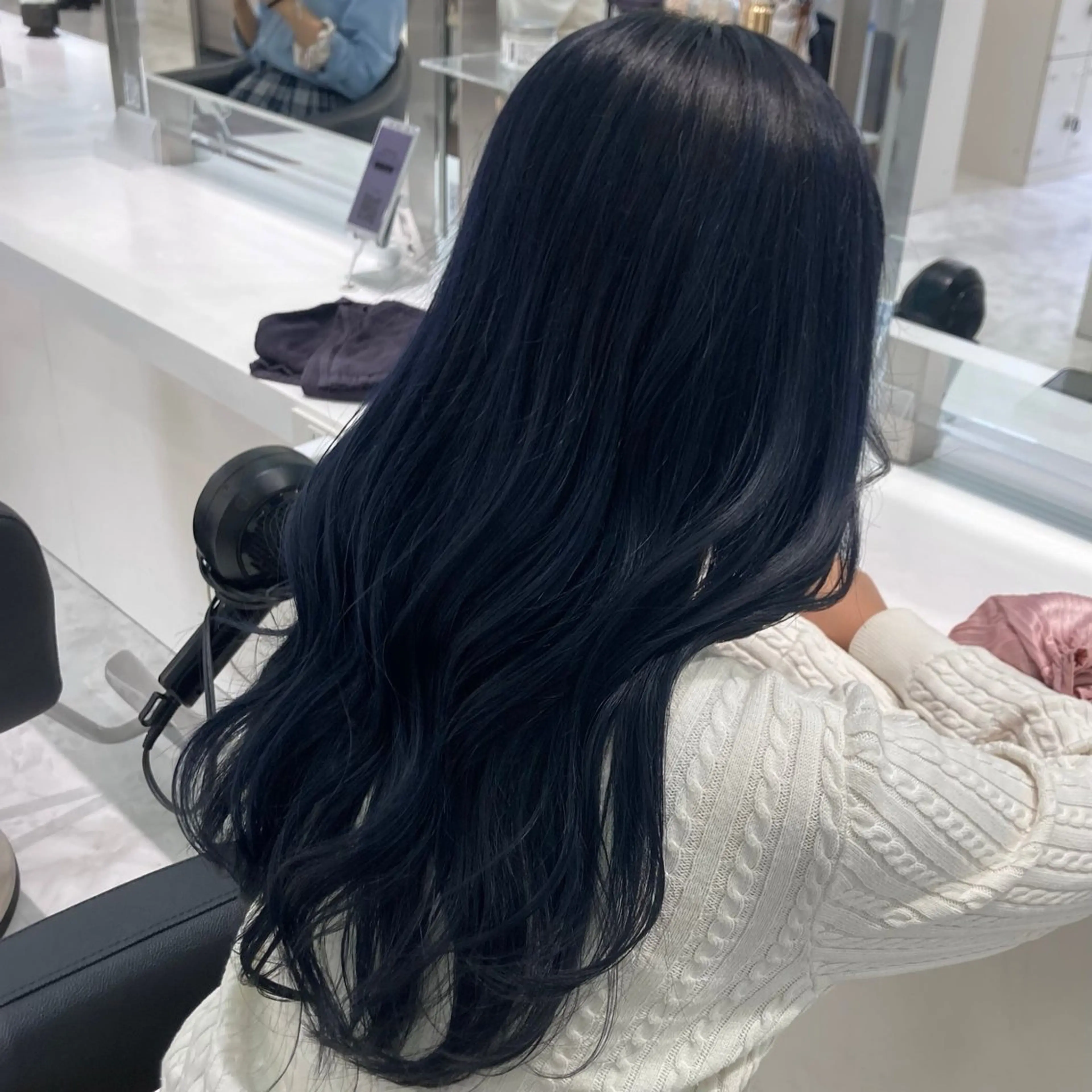 ロング ヘアカラー トリートメント ヘッドスパ ヘアセット 都内1優しい🤍透明 感カラー🤍サツキのヘアスタイル