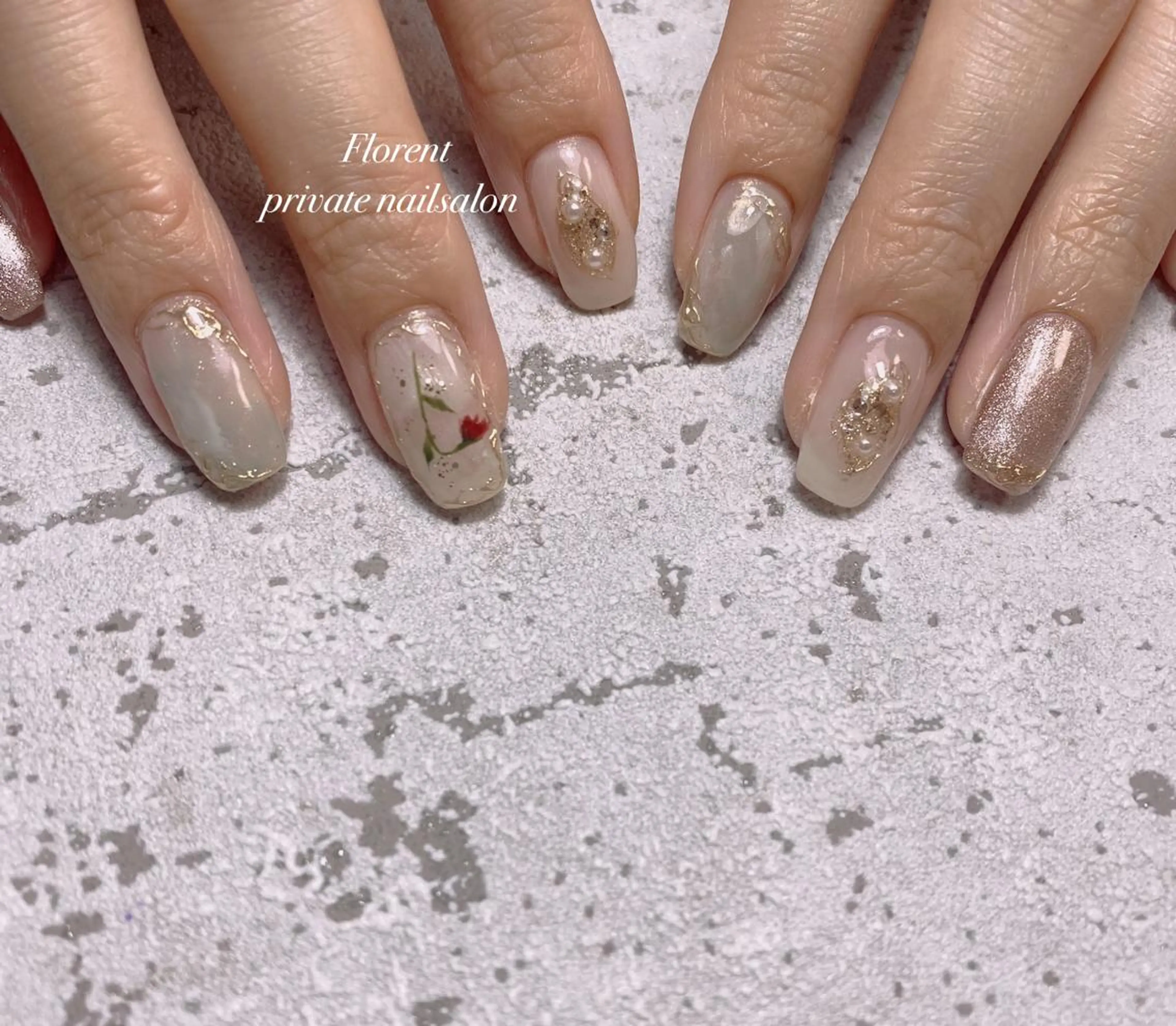 ネイル ハンドネイル florent nailのネイルデザイン
