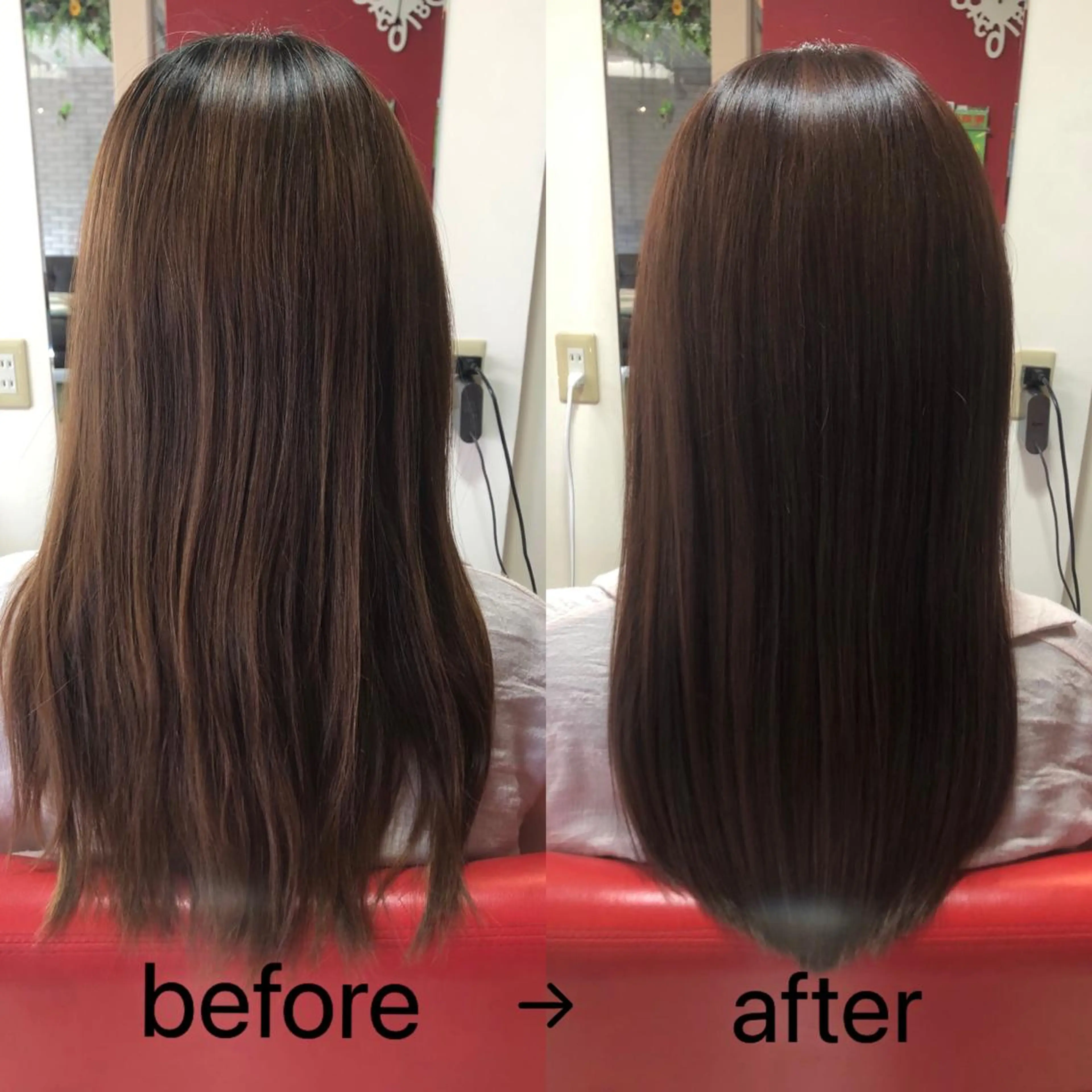 ロング 髪質改善 ルーチェ【luce】ヘアリゾート宝塚歌劇前店所属・岸本 友子のヘアスタイル