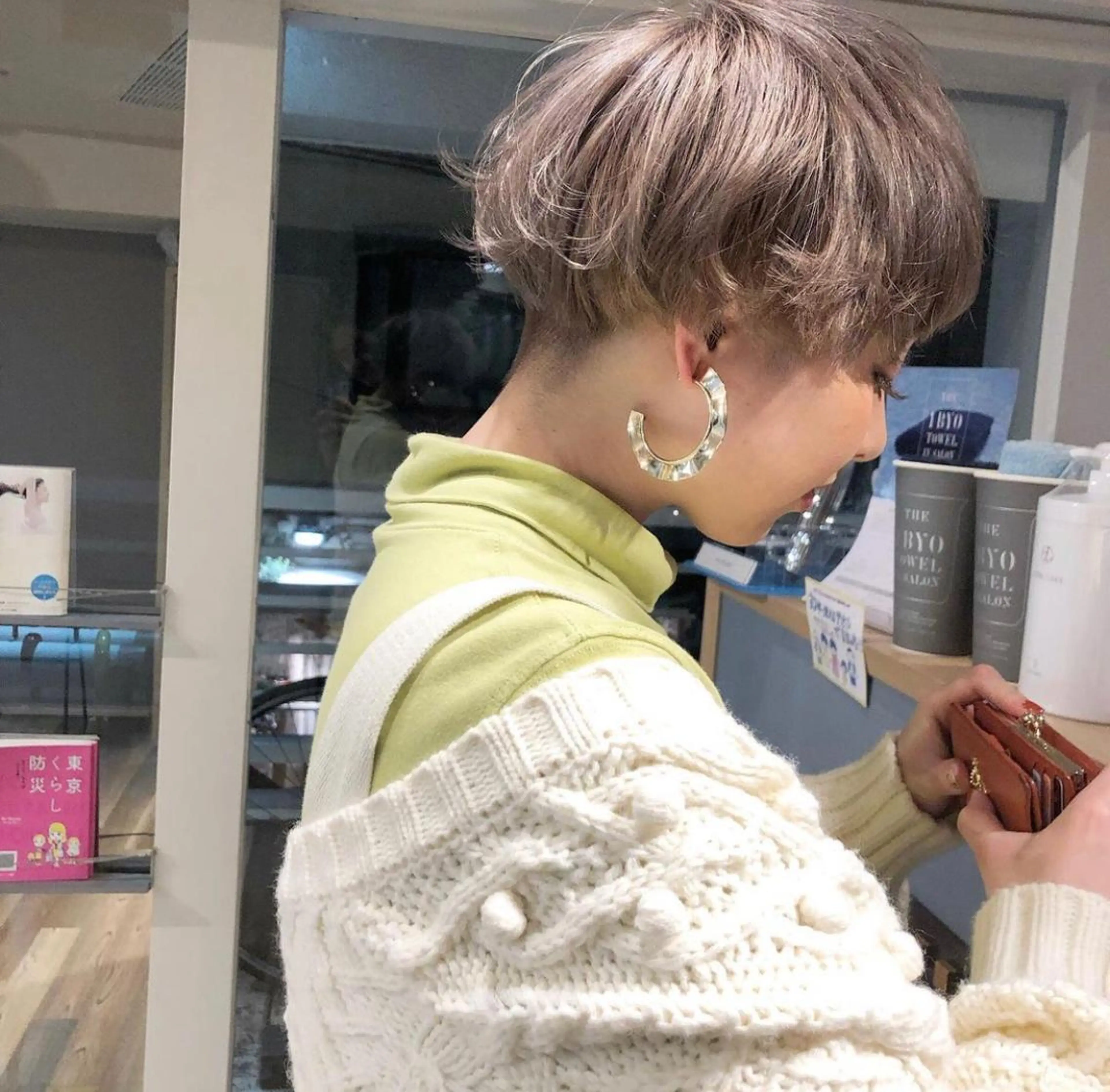 ショート ショートヘア カット ヘアカラー トリートメント happy  man 🌸血色カラー🌸のヘアスタイル