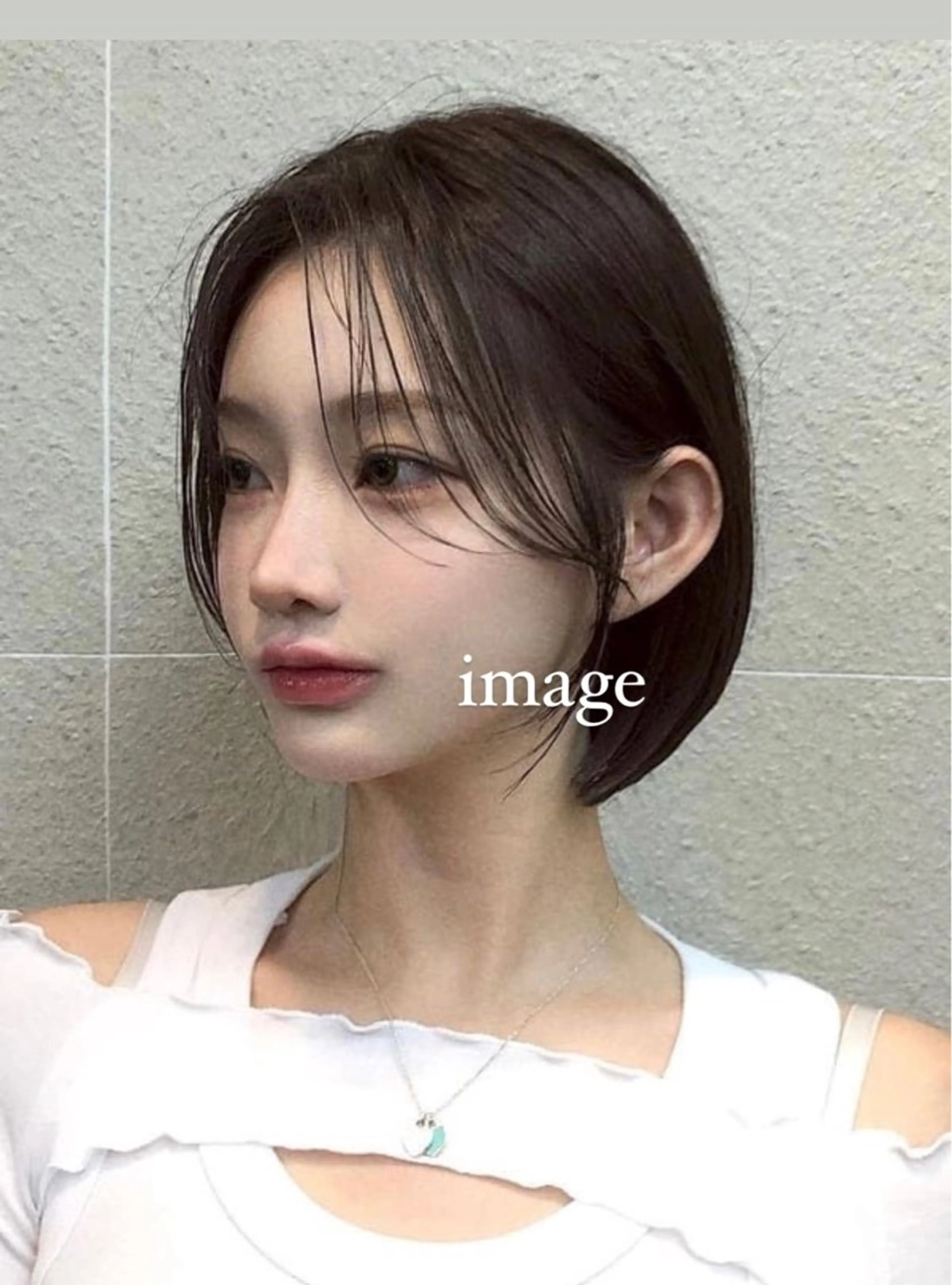 ショート ボブ 韓国風ヘア ♡髪質改善/透明感 カラー/うらら♡のヘアスタイル
