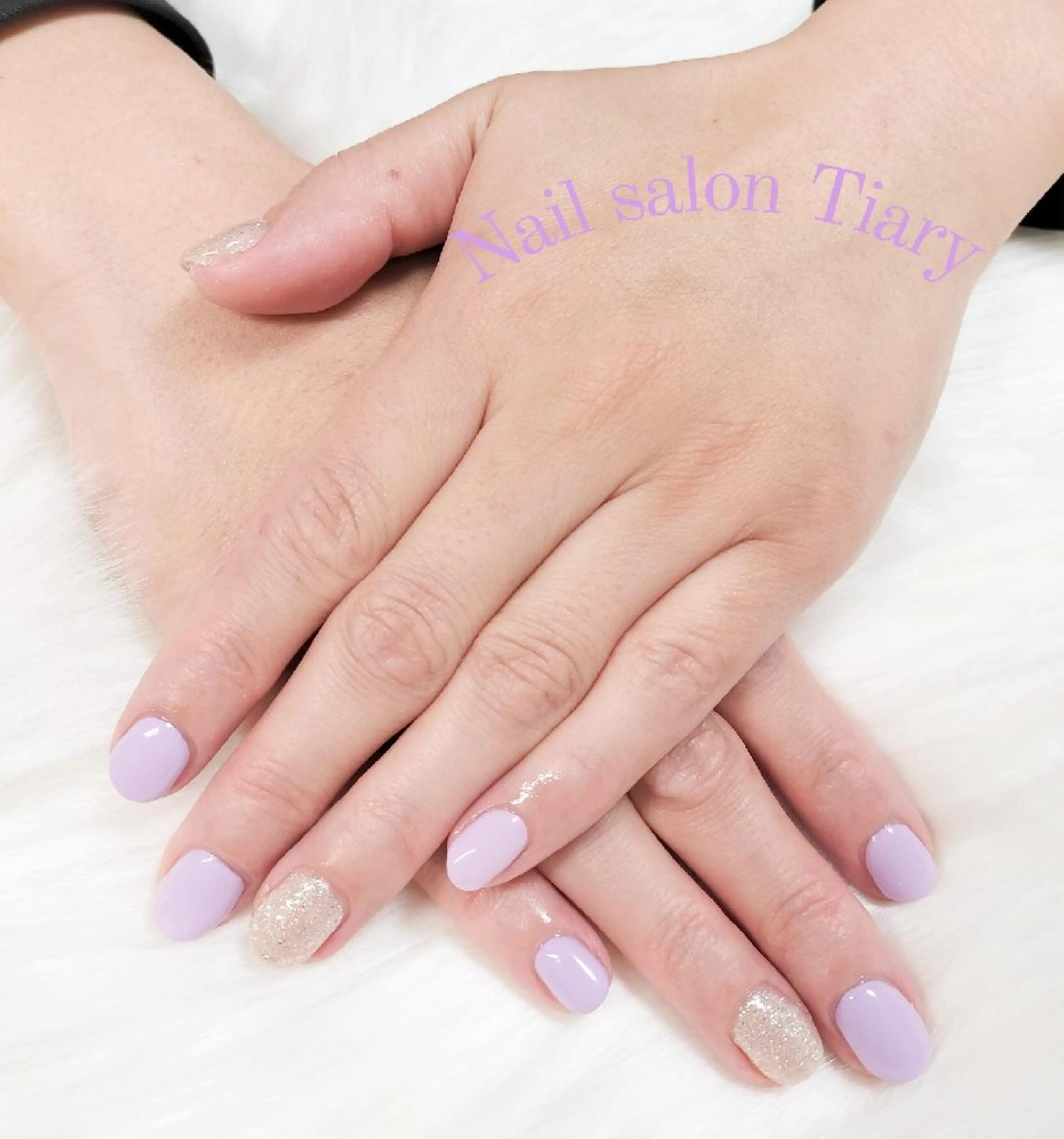 ネイル ラメ(グリッター) マットネイル Nail salon Tiary オーナーのネイルデザイン