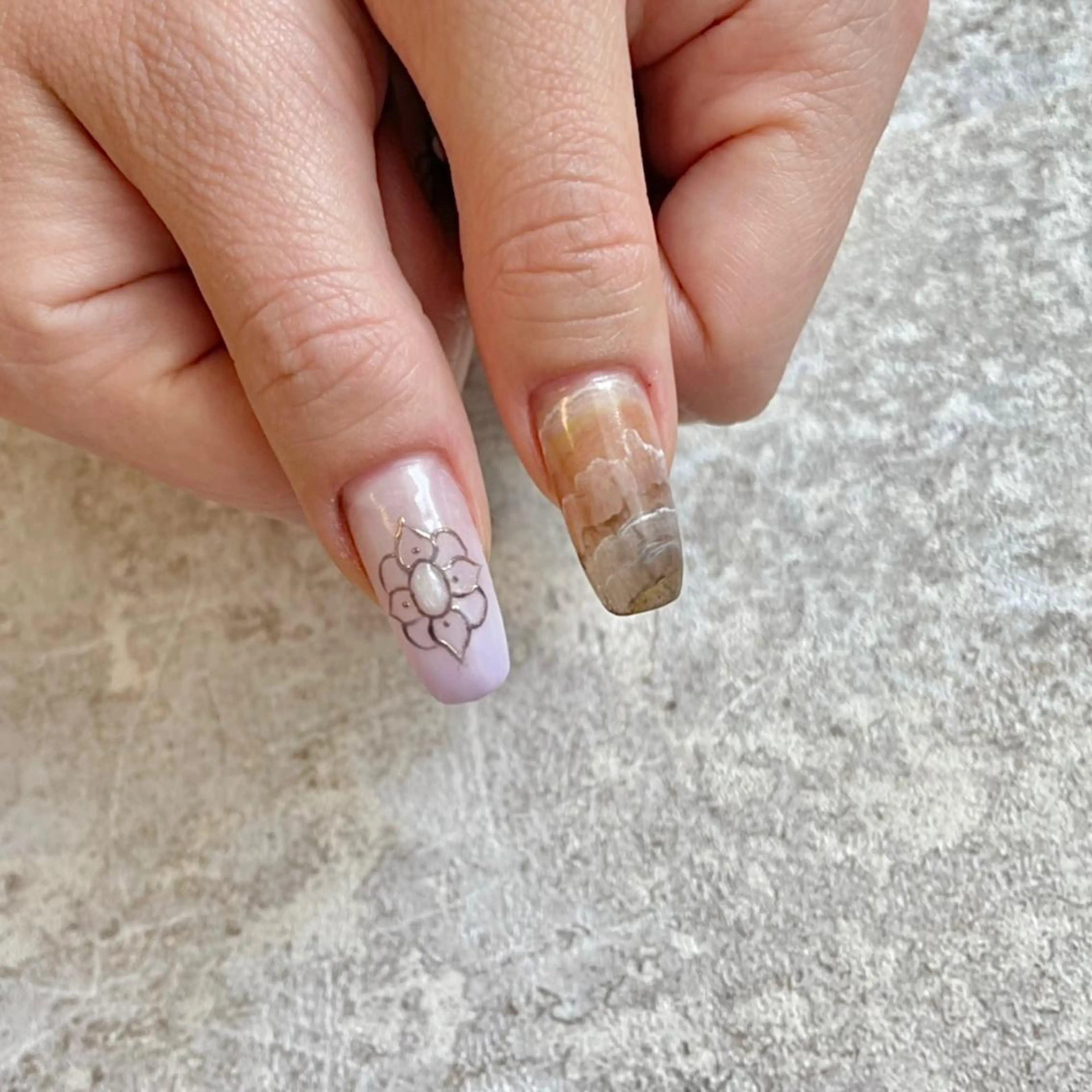 ネイル ハンドネイル Radia bykaonailsのネイルデザイン