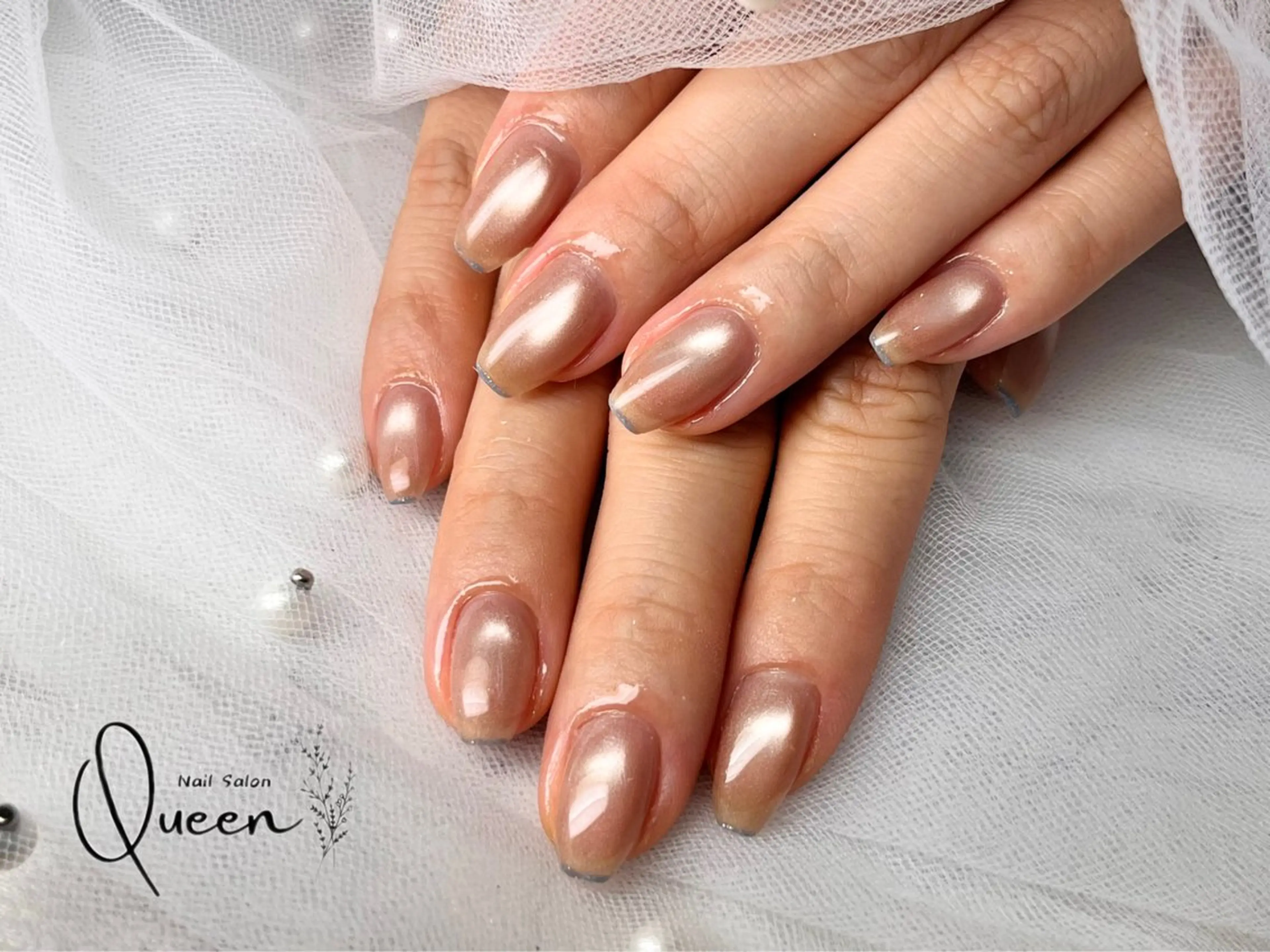 ネイル ハンドネイル Queen nail 北堀江 ASUKAのネイルデザイン