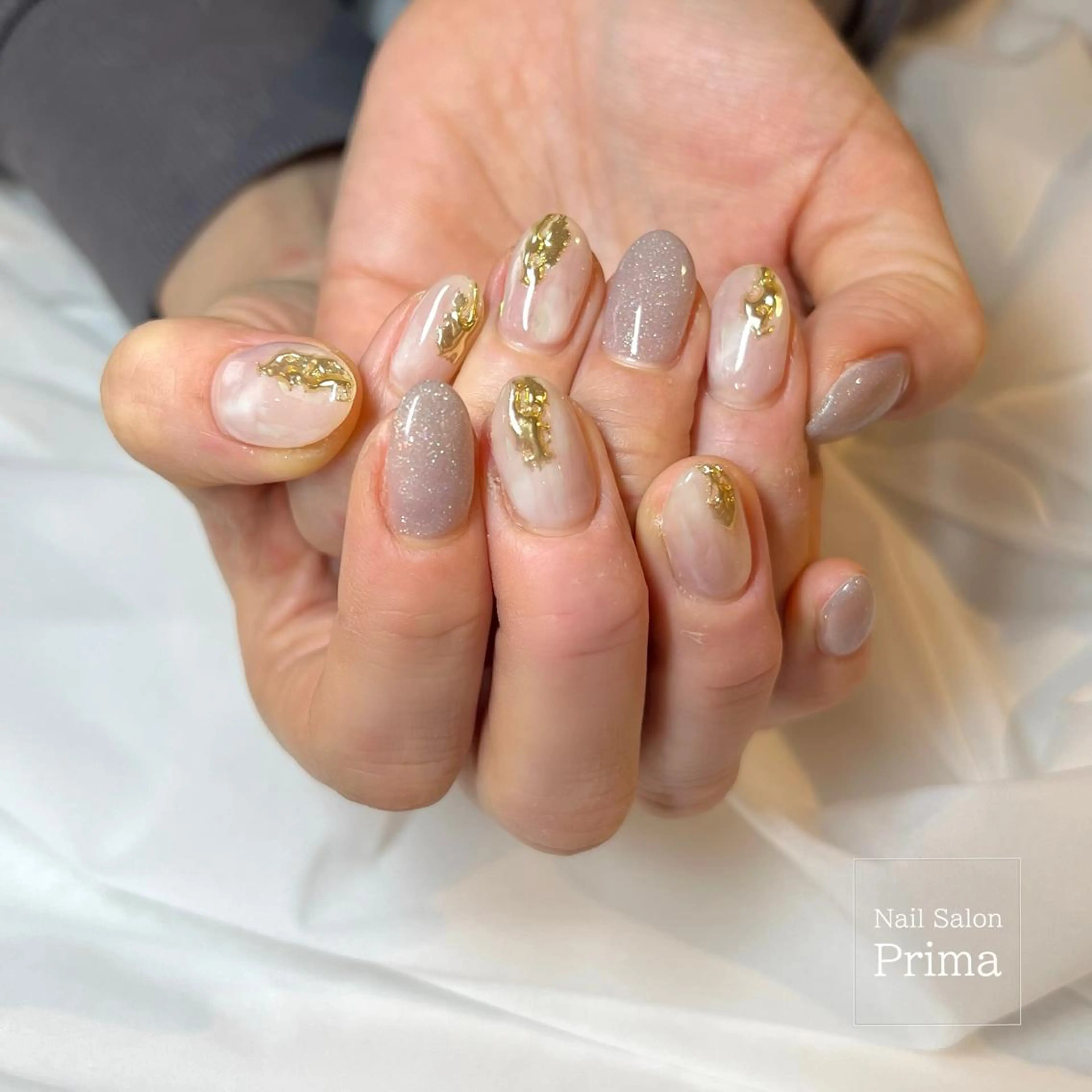 ミディアム ネイル ハンドネイル Nail Salon Prima所属・SalonPrima 宇佐美【産休中】のネイルデザイン