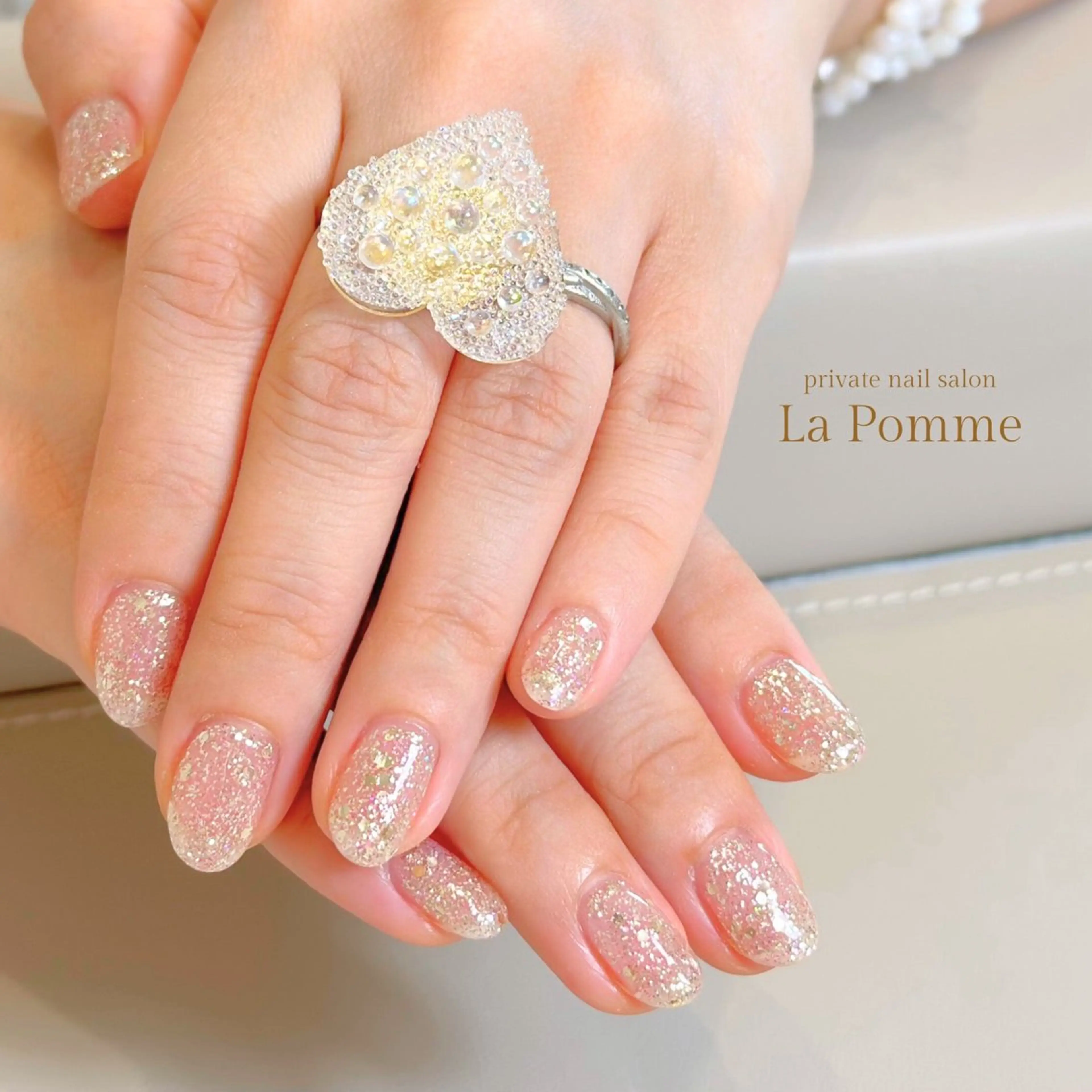 ネイル ハンドネイル nail salon La Pommeのネイルデザイン