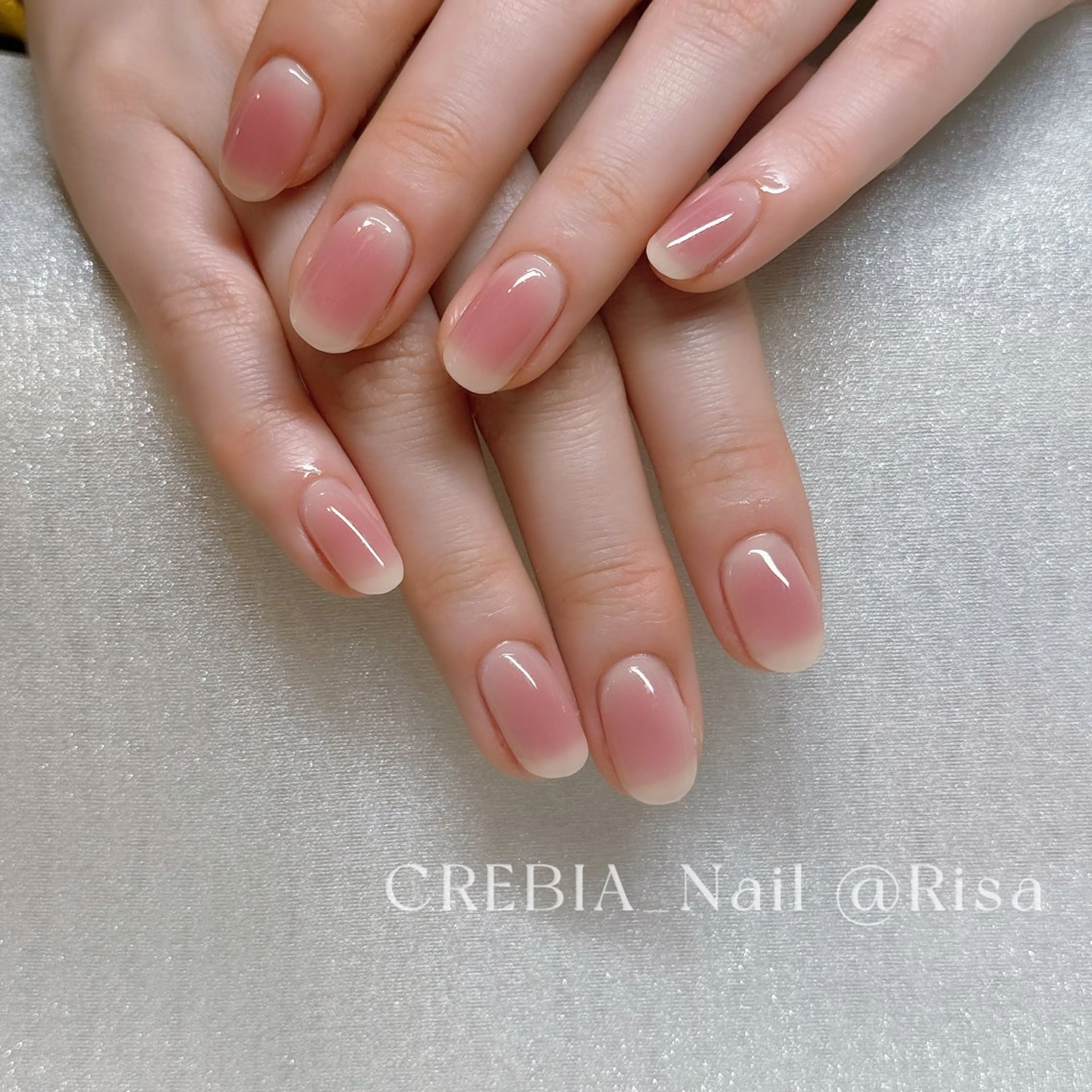 ネイル チークネイル CREBIA beaute ネイル部所属・CREBIA @Risaのネイルデザイン
