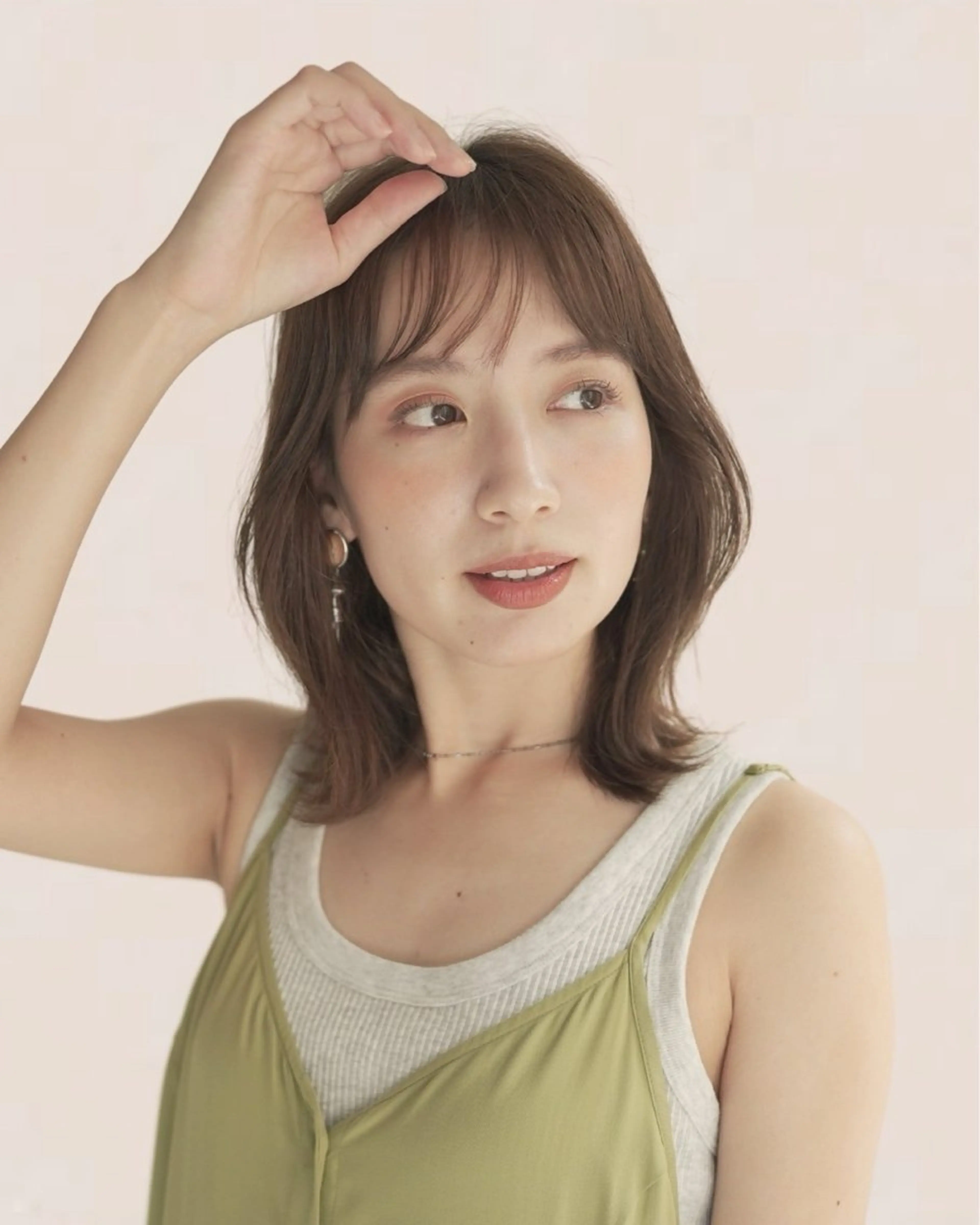 セミロング Joule 建山美友のヘアスタイル