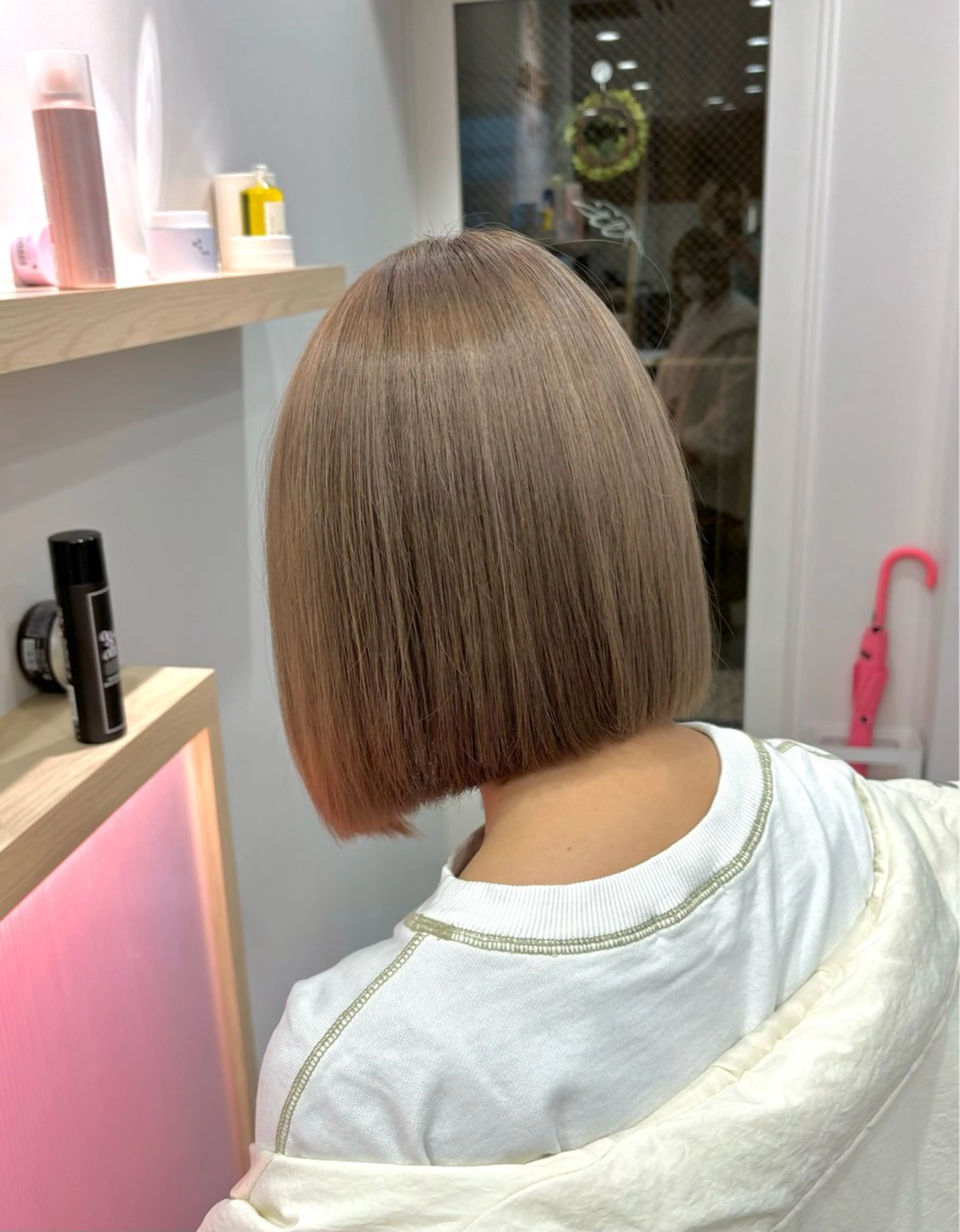 ショート カラー メンズカット ボブ/米崎駿也のヘアスタイル