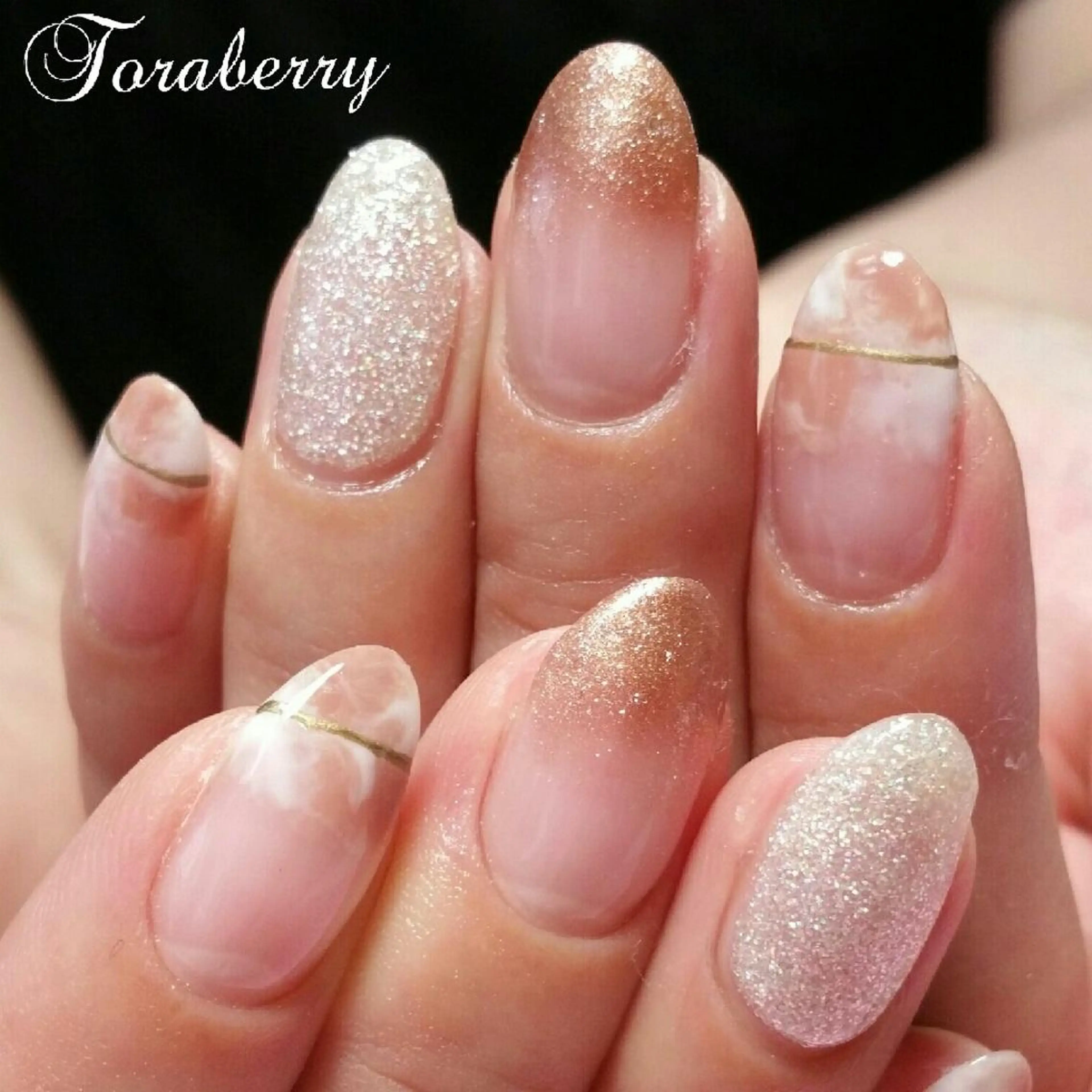 ネイル シンプルネイル ハンドネイル ネイリスト なつみのネイルデザイン