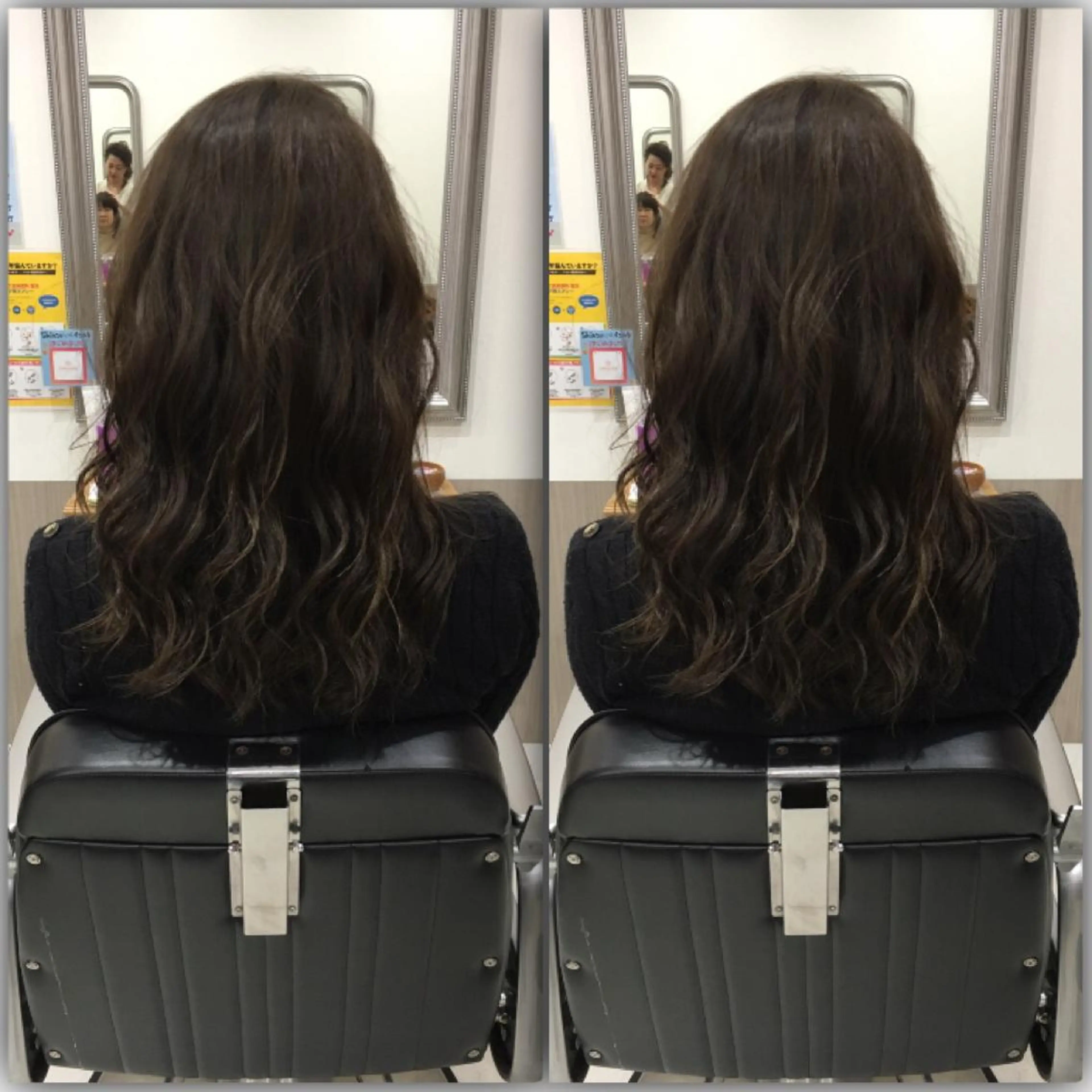 セミロング カット ヘアカラー トリートメント トップスタイリスト 江口 稜亮のヘアスタイル