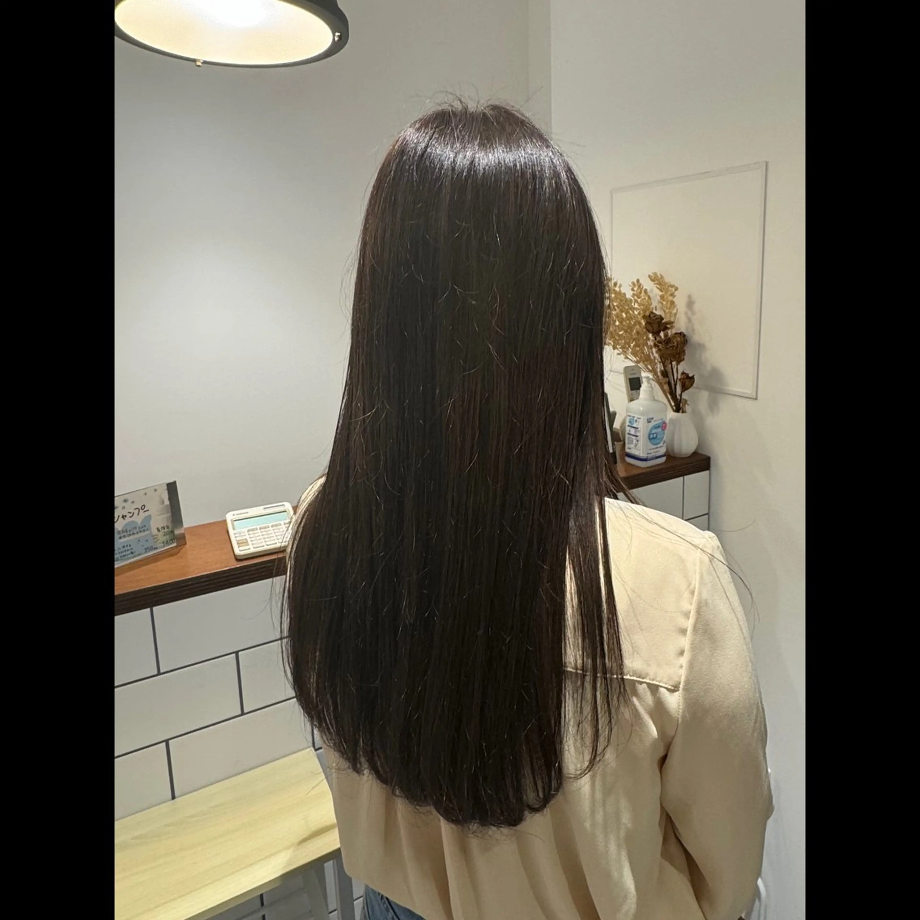 ロング カラー 南舘 由奈のヘアスタイル
