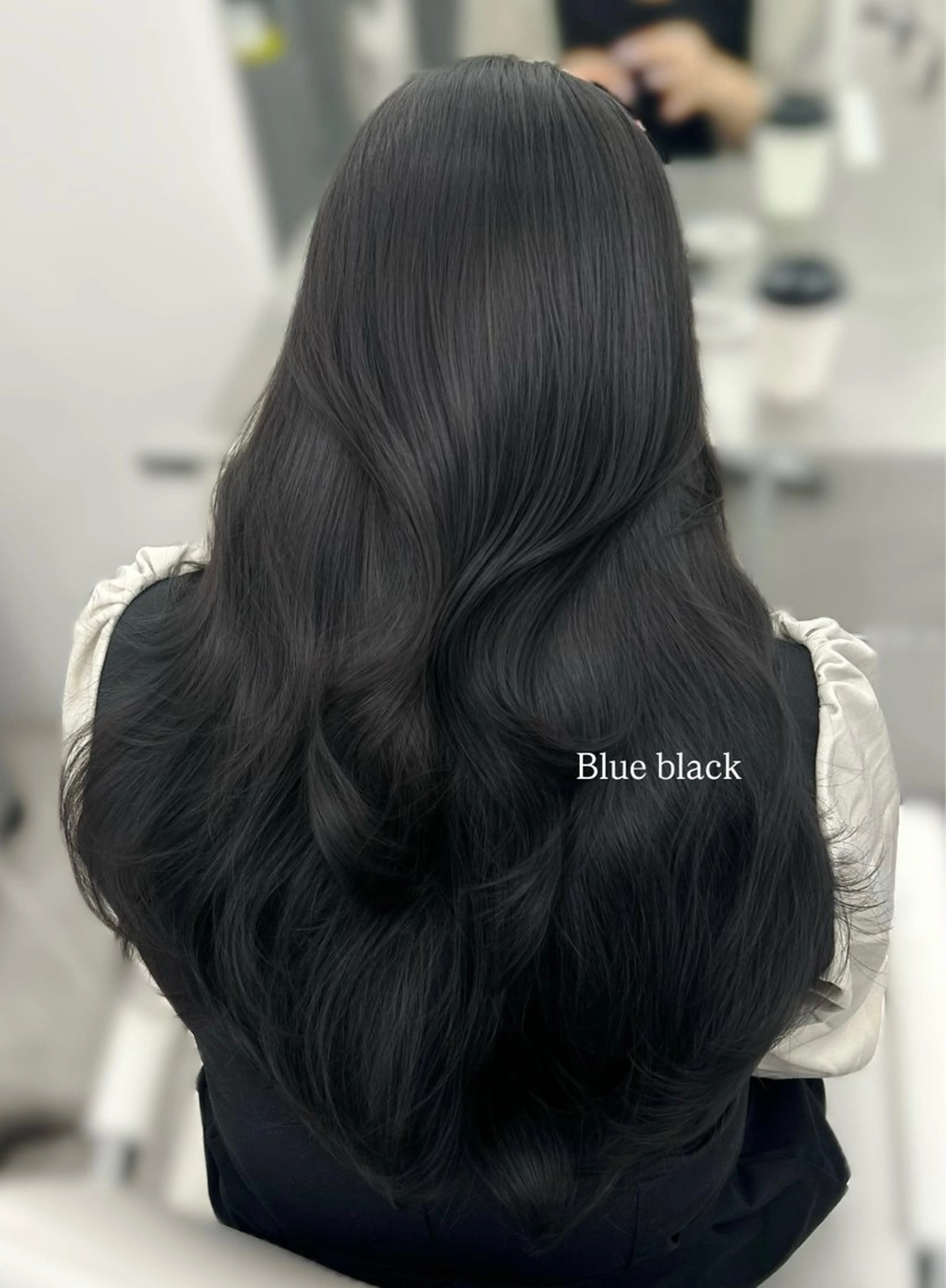 ロング ハイレイヤー レイヤーカット 小顔カット カット ヘアカラー トリートメント 韓国ヘア/顔周り ヘアセット/加藤優里のヘアスタイル