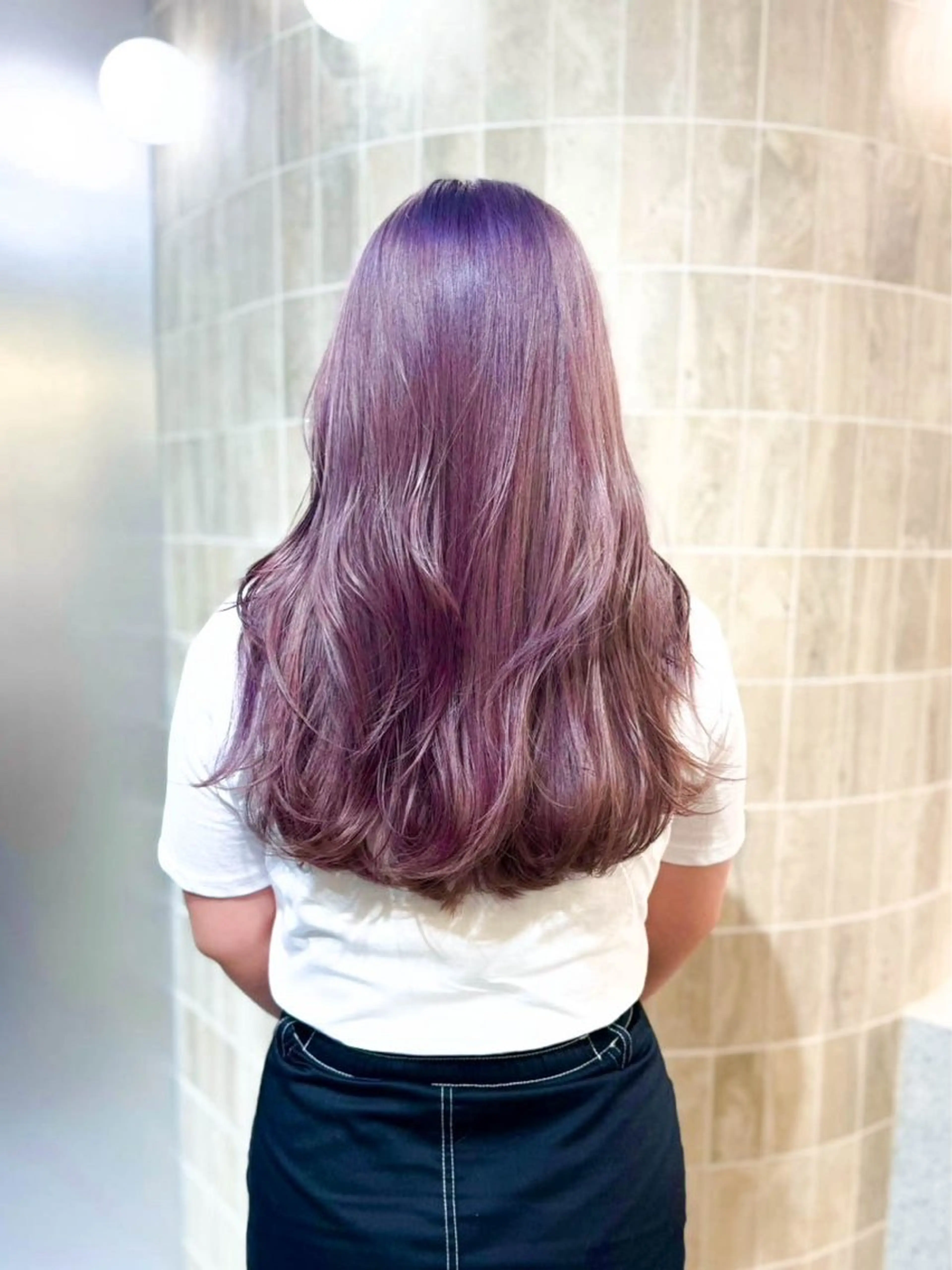 ロング ヘアカラー Elsa the leap元町店所属・Elsa アヤカのヘアスタイル