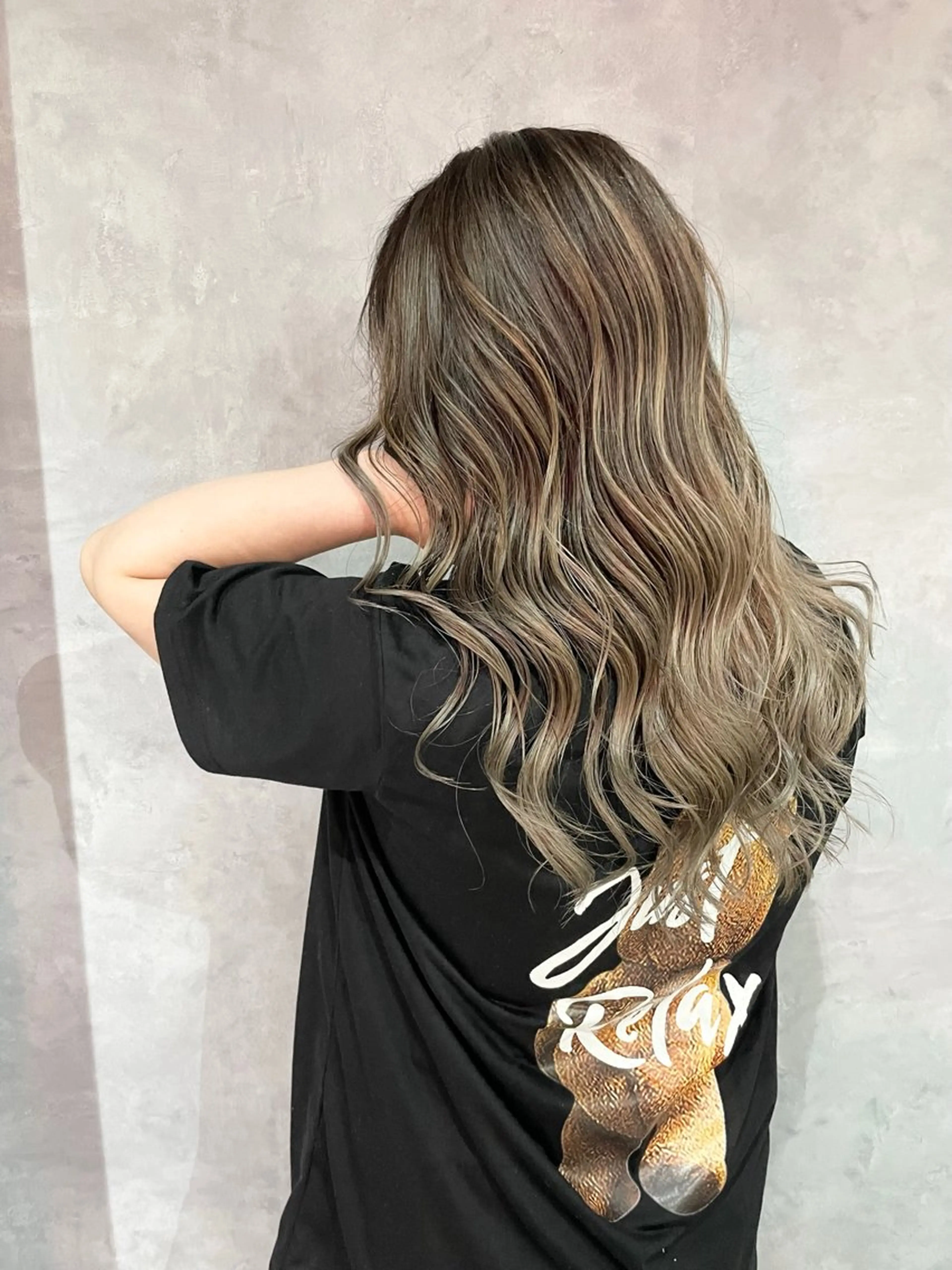 ロング ミストバング ハイライト 髪質改善 ヨシンモリ 韓国風ヘア HAIR SMILE COEURのその他イメージ