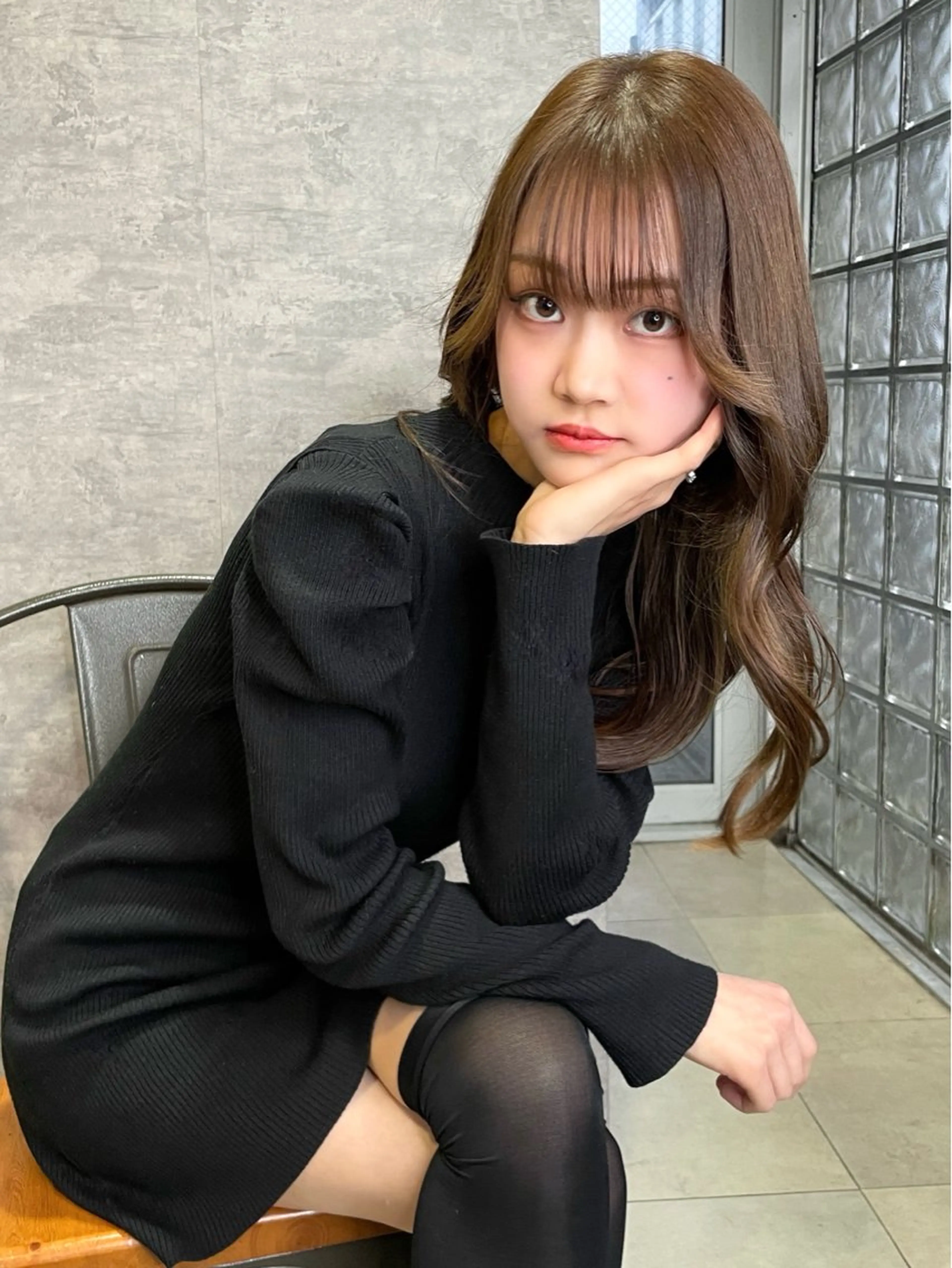 ロング くびれヘア 韓国風ヘア レイヤーカット ALBA hair resort所属・塚原 隆志のその他イメージ