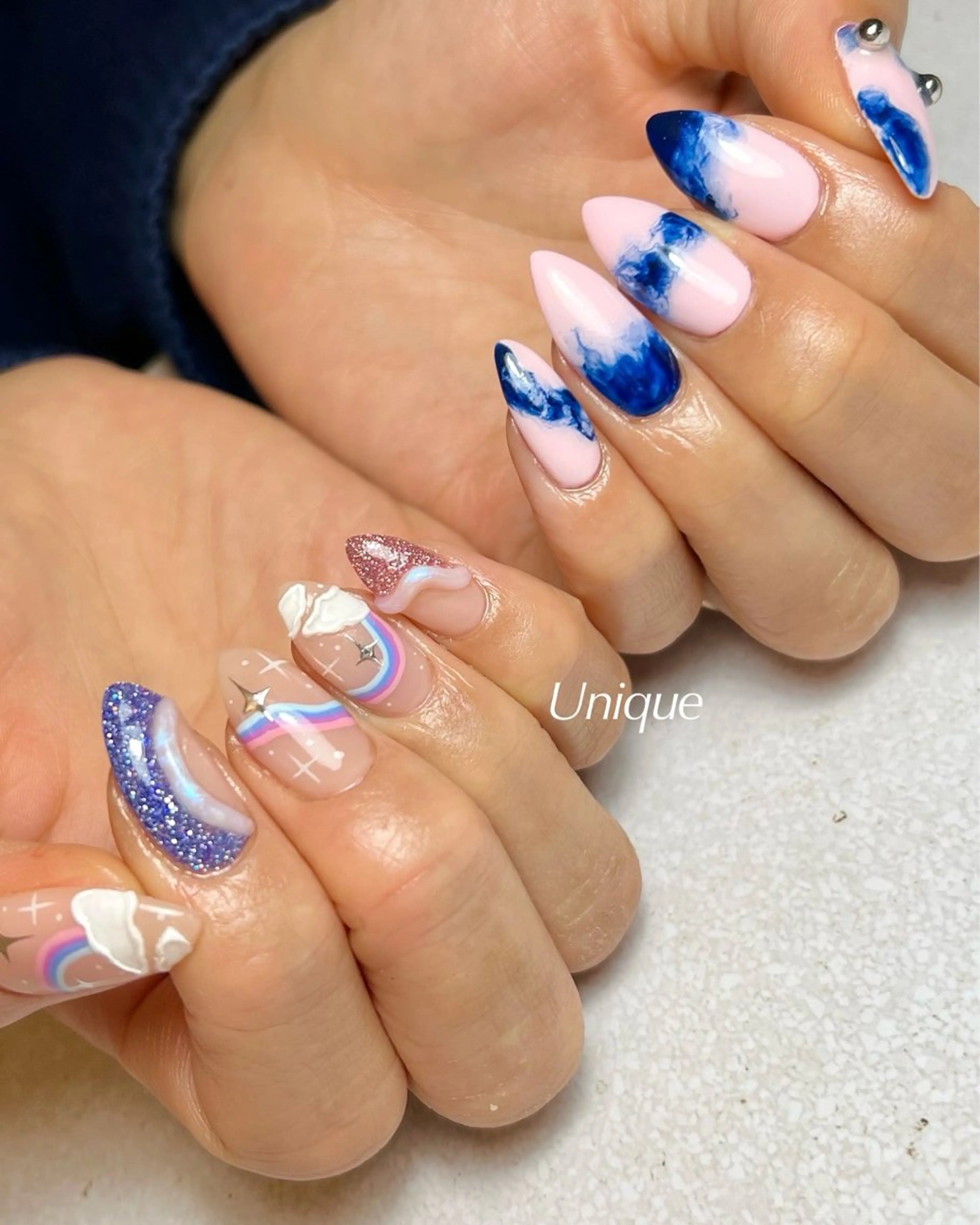ネイル ハンドネイル Unique 【ユニーク】のネイルデザイン