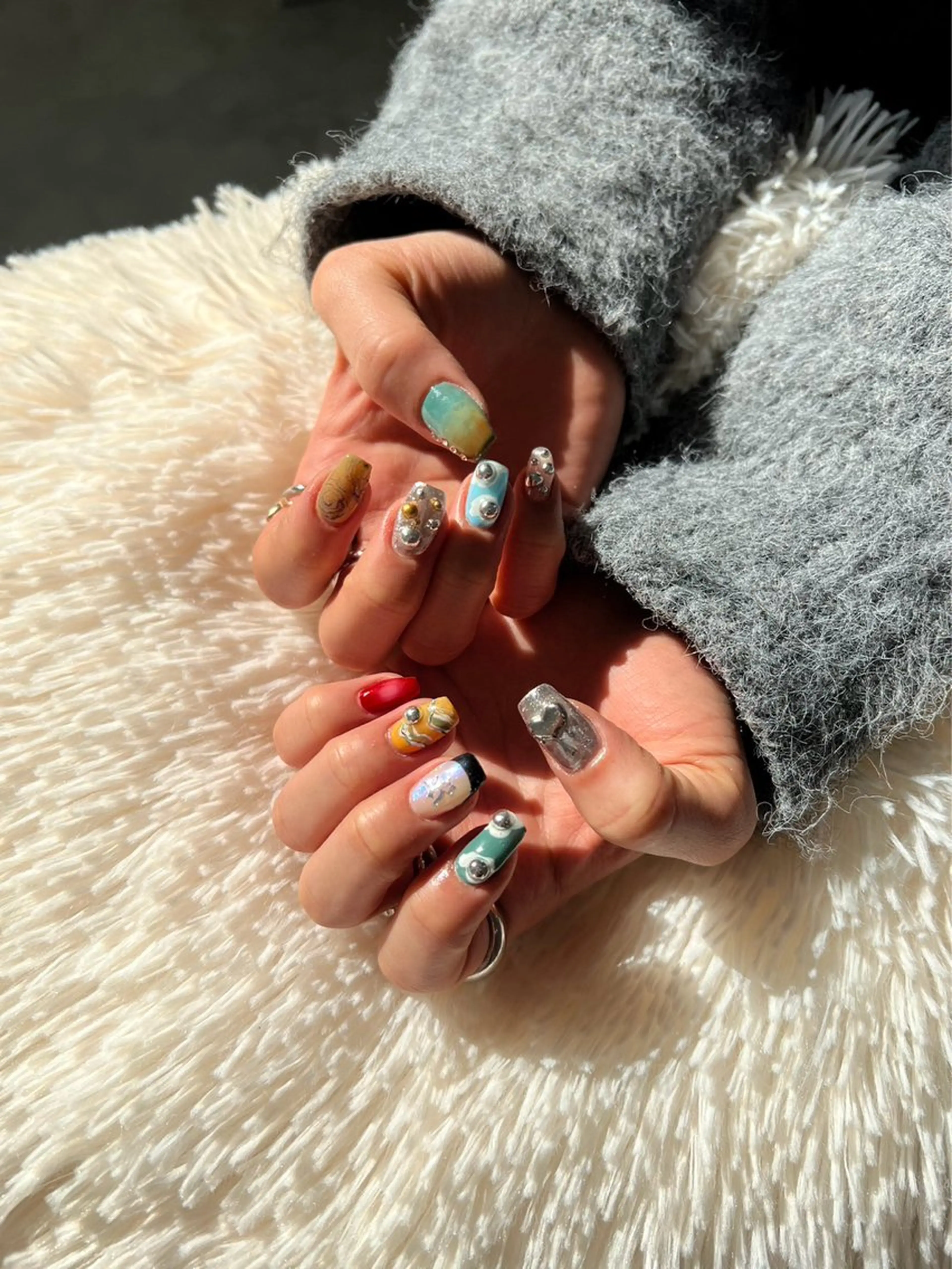 ネイル ハンドネイル フットネイル PEEKABOO京橋 EYE&NAILのネイルデザイン