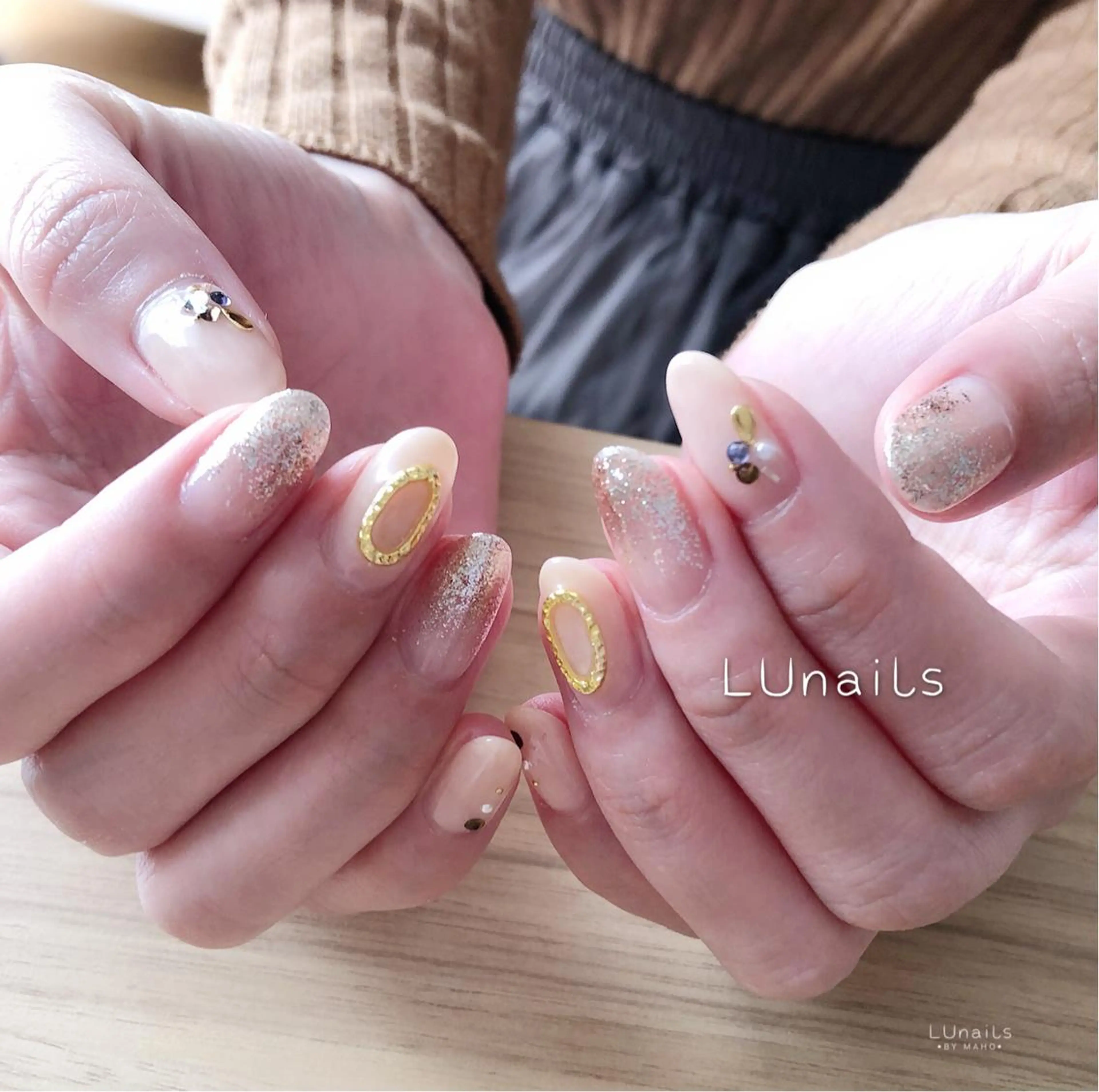 ネイル ハンドネイル LUnails MAHOのネイルデザイン