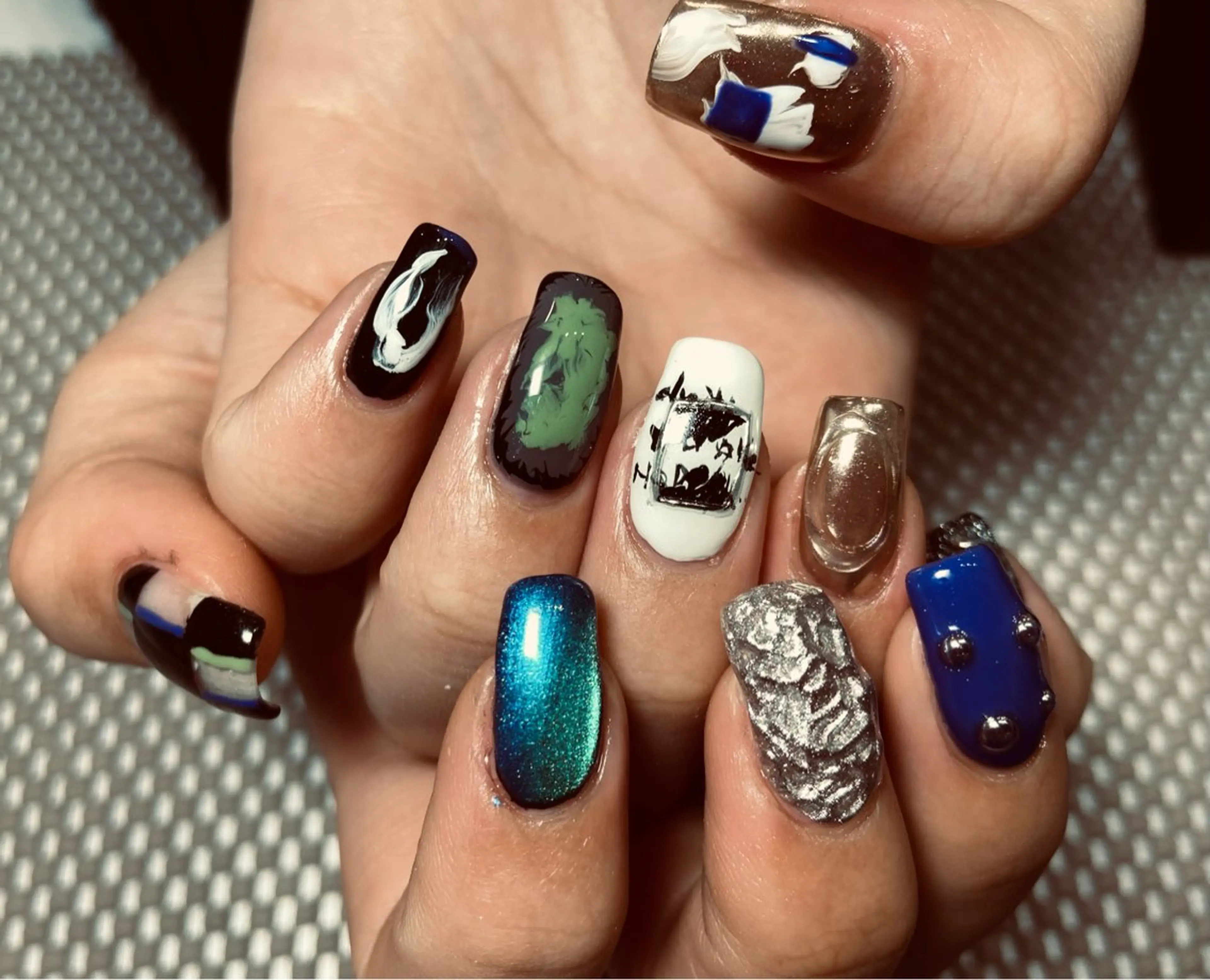 ネイル 持ち込み A-nail あずさ　閉店のネイルデザイン
