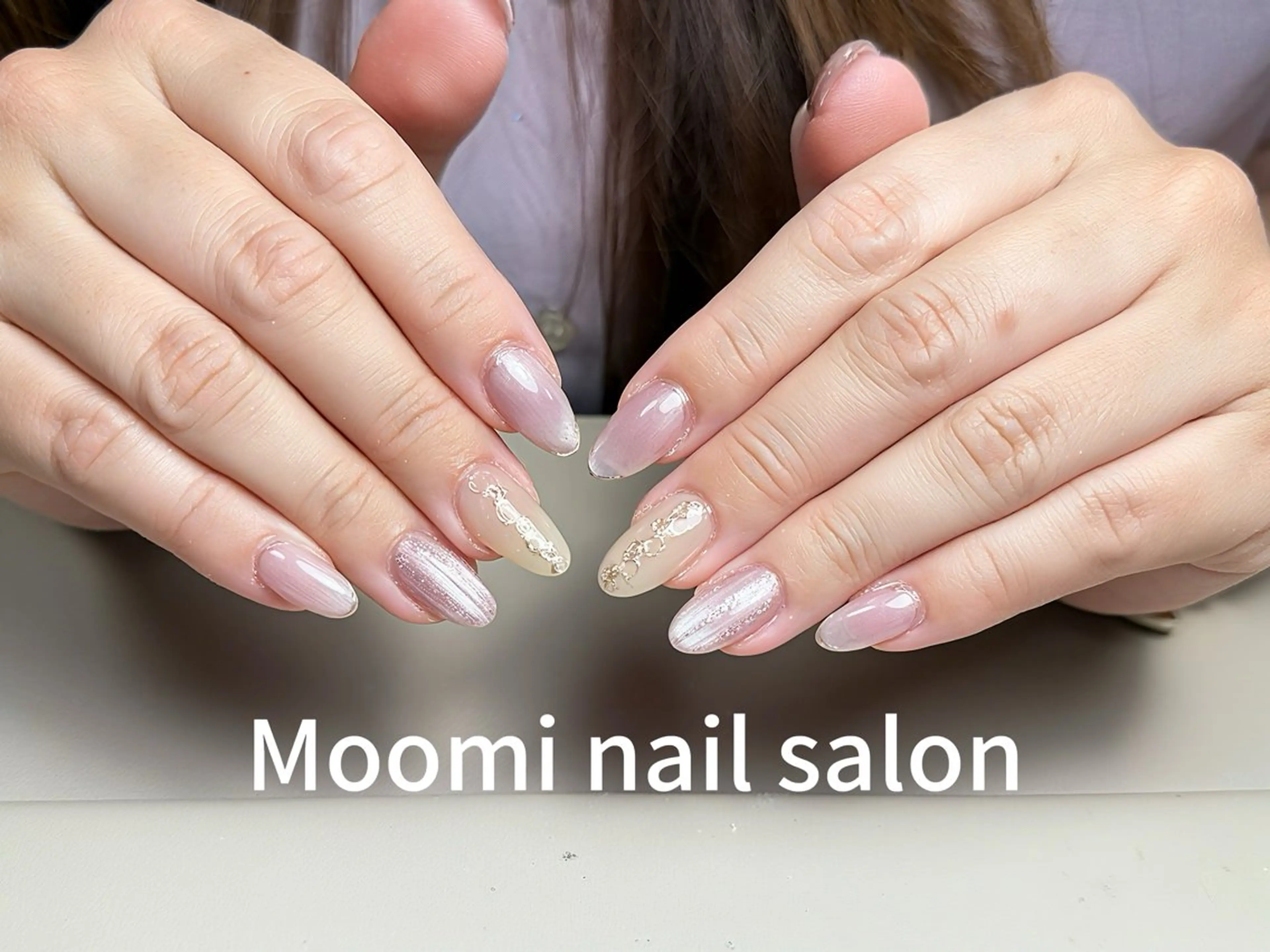 ネイル ハンドネイル Moomi あずりのネイルデザイン
