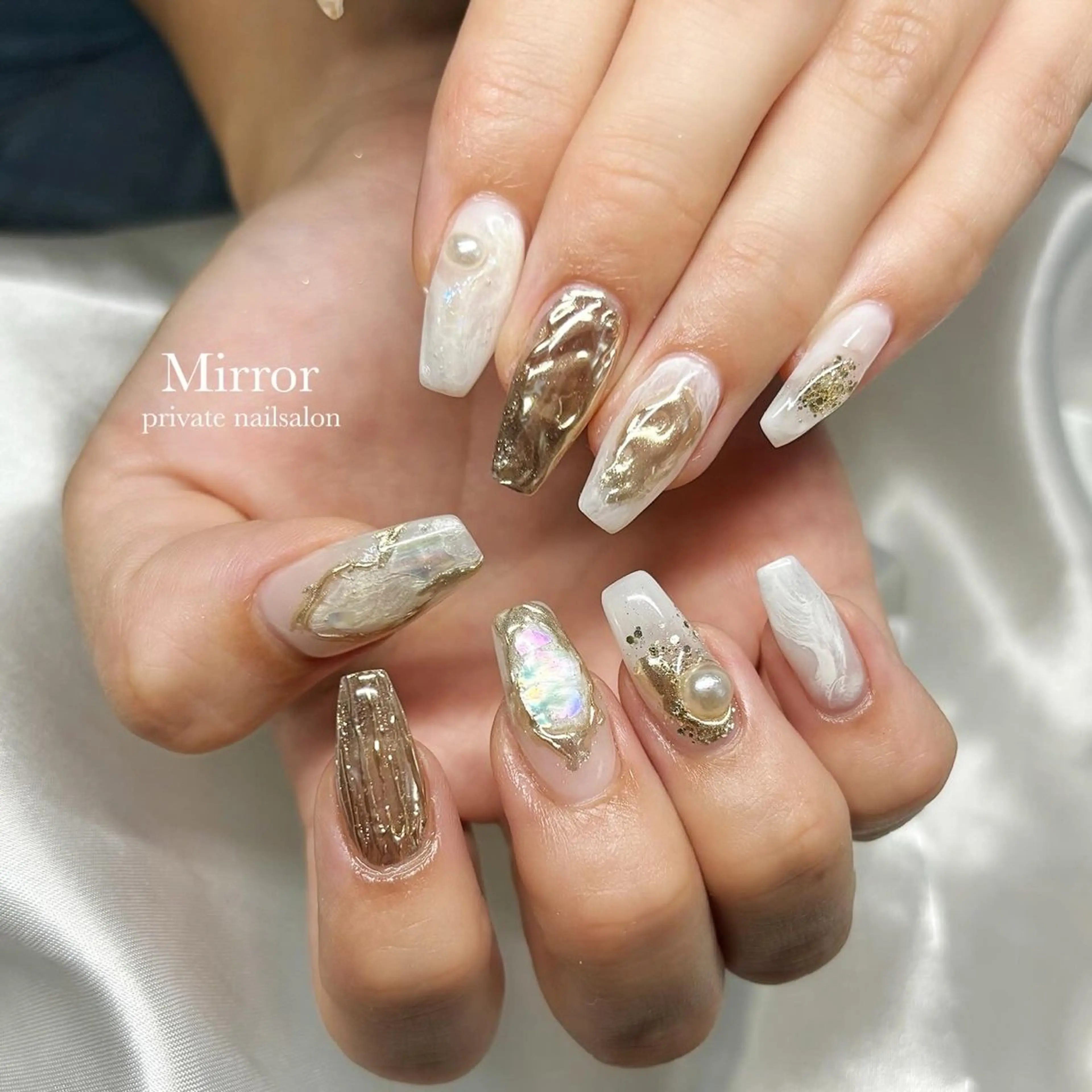 ネイル ハンドネイル nailsalon Mirrorのネイルデザイン
